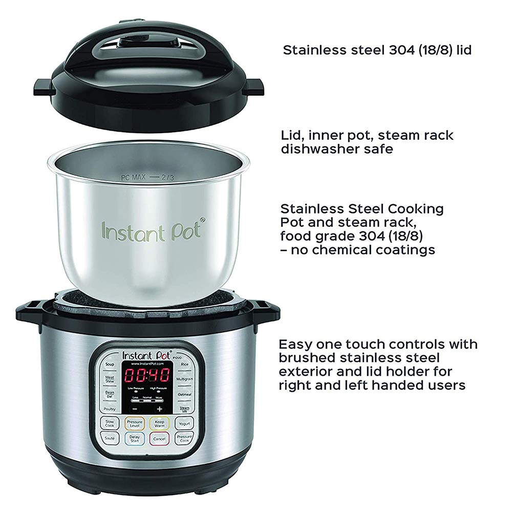 Instant Pot 5.7 Liter Duo 7-In-1 Pressure Cooker 220-240 Volts 220v  instantpot