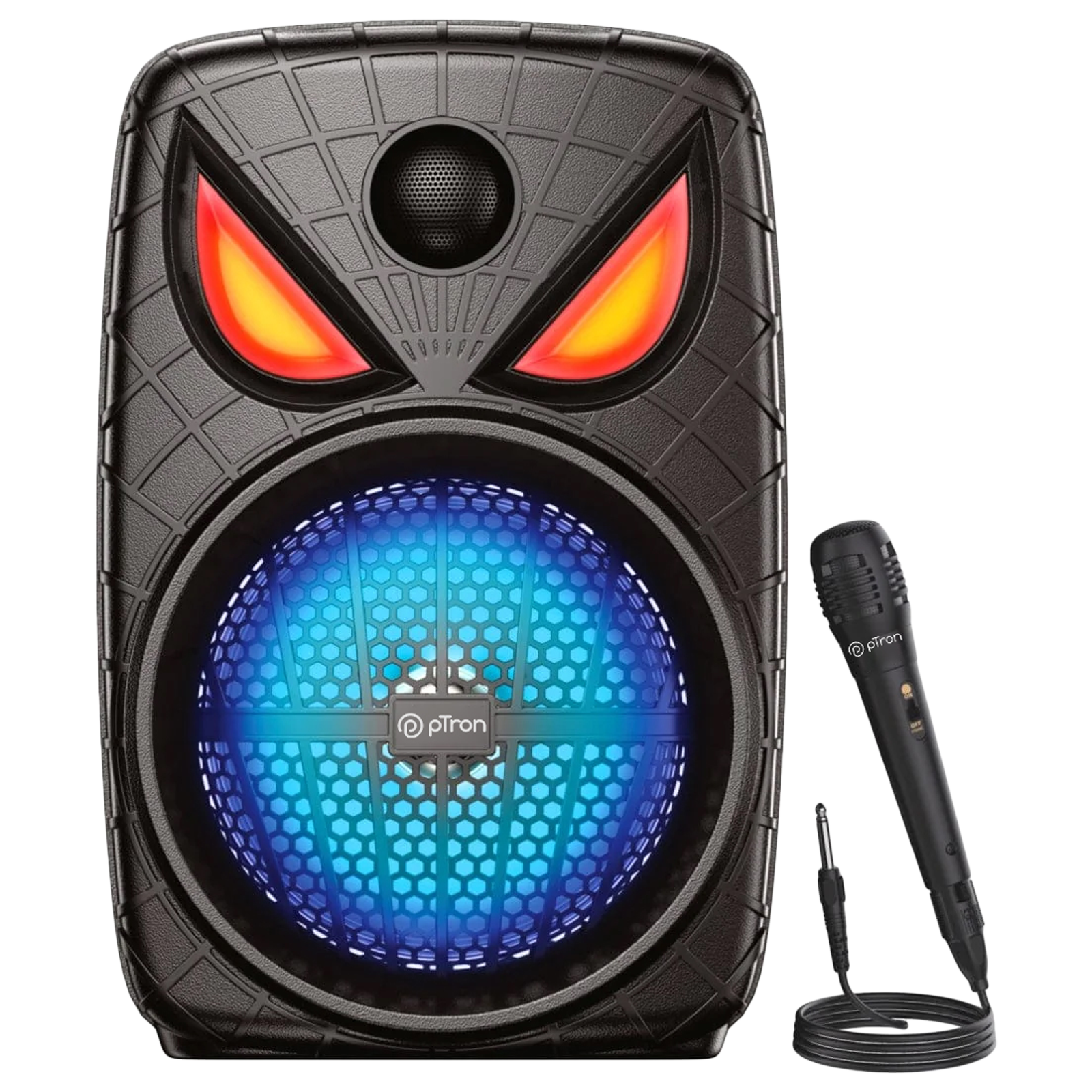 

pTron Funk Plus 80W Bluetooth Party Speaker with Mic (Karaoke Supported, Black)