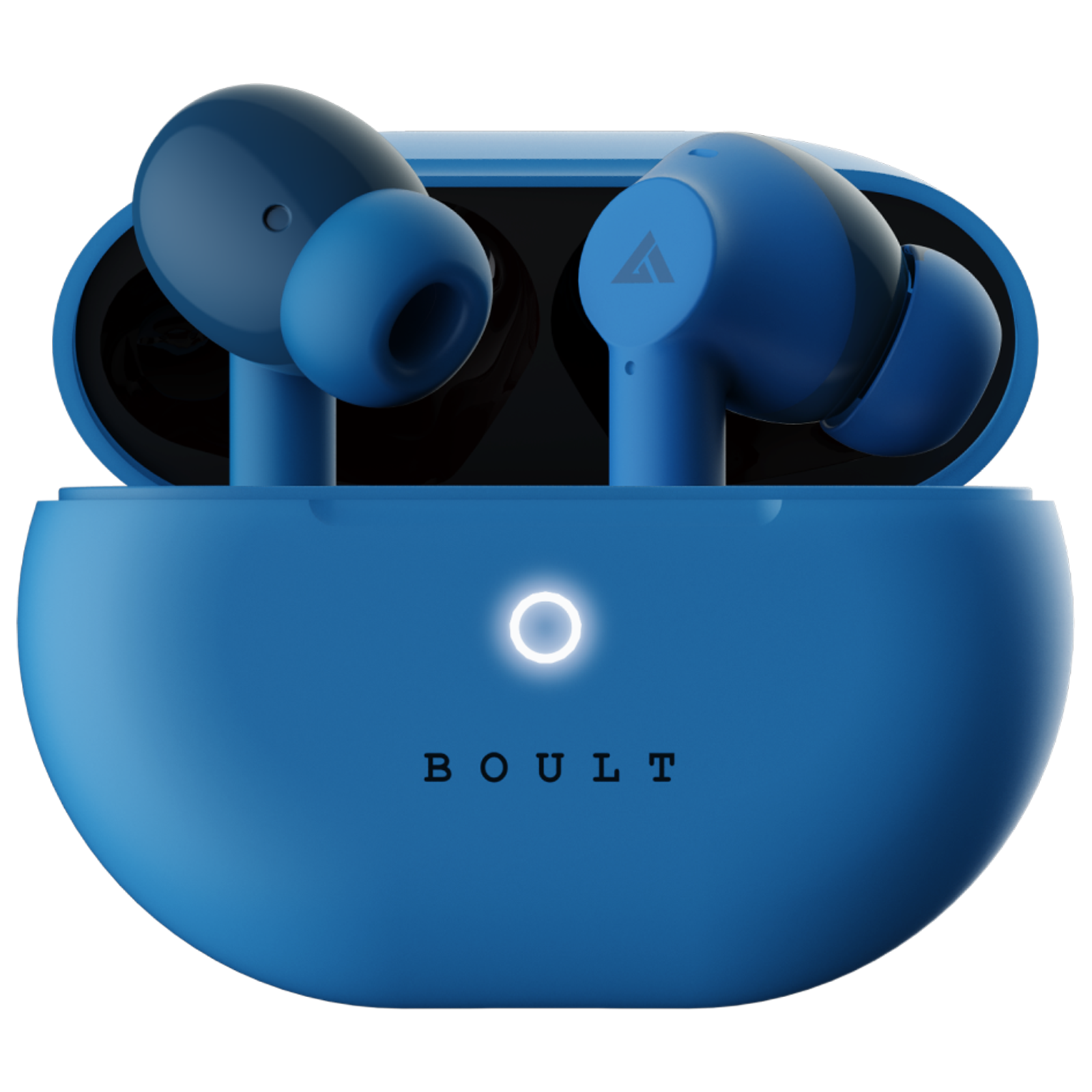 BOULT AUDIO Airbass W40 TWS Earbuds with Environmental Noise Cancellation (IPX5 Water Resistant, Fast Charging, Denim Blue)