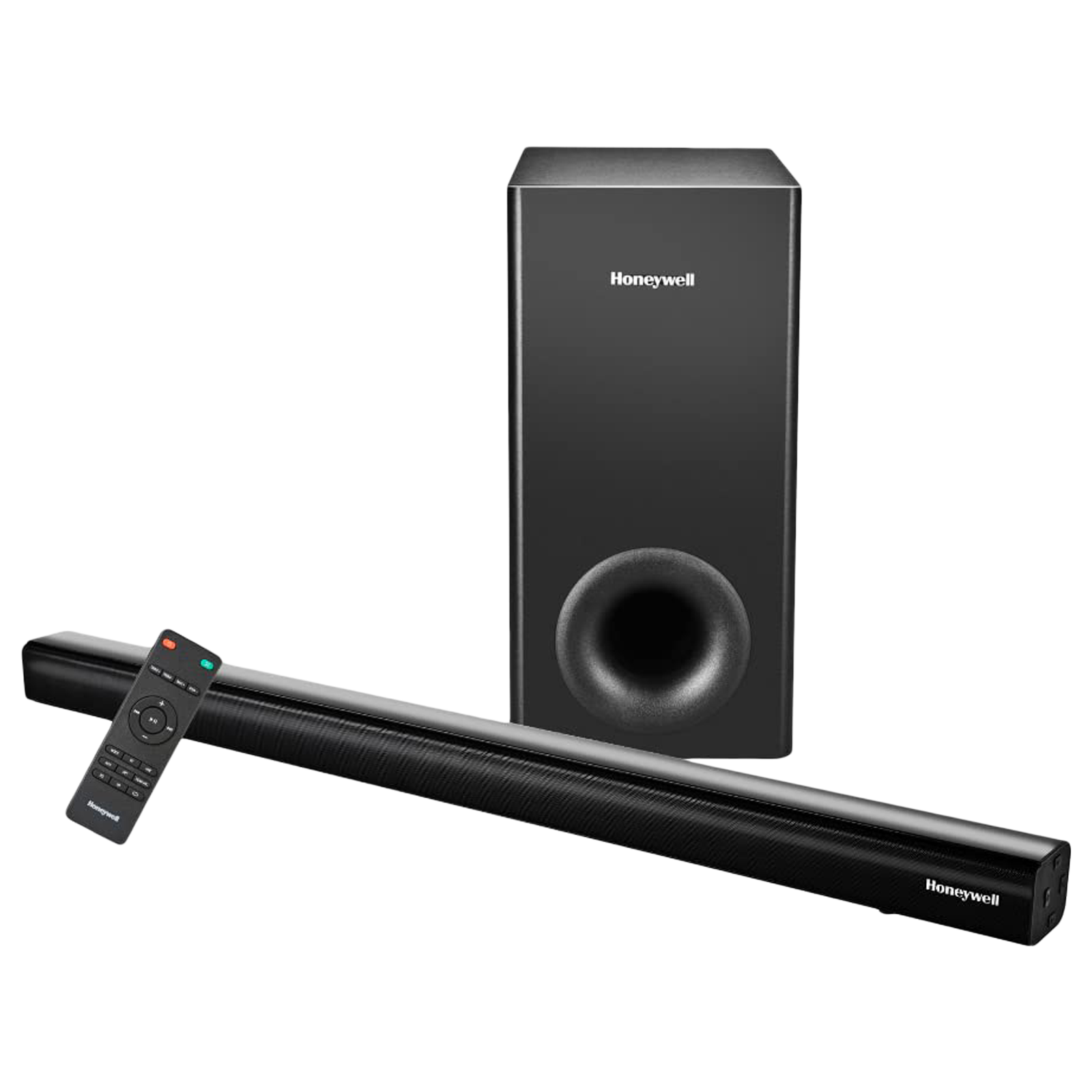 

Honeywell TRUENO U2000 120W Bluetooth Soundbar with Remote (3 EQ Mode, 2.1 Channel, Black)