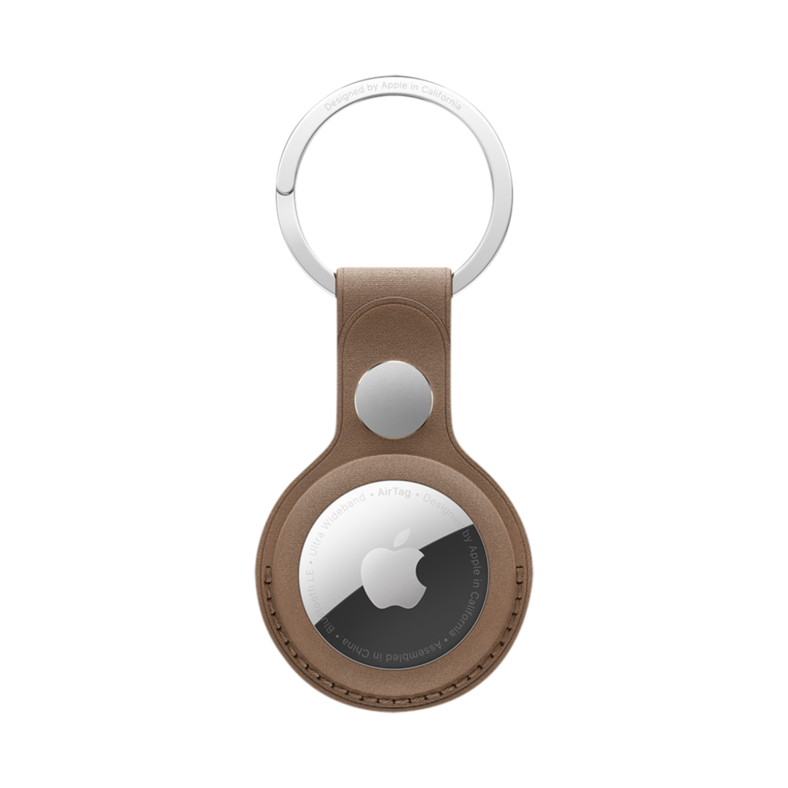 Apple AirTag Key Ring (Snug Fit, MT2L3ZM/A, Taupe)