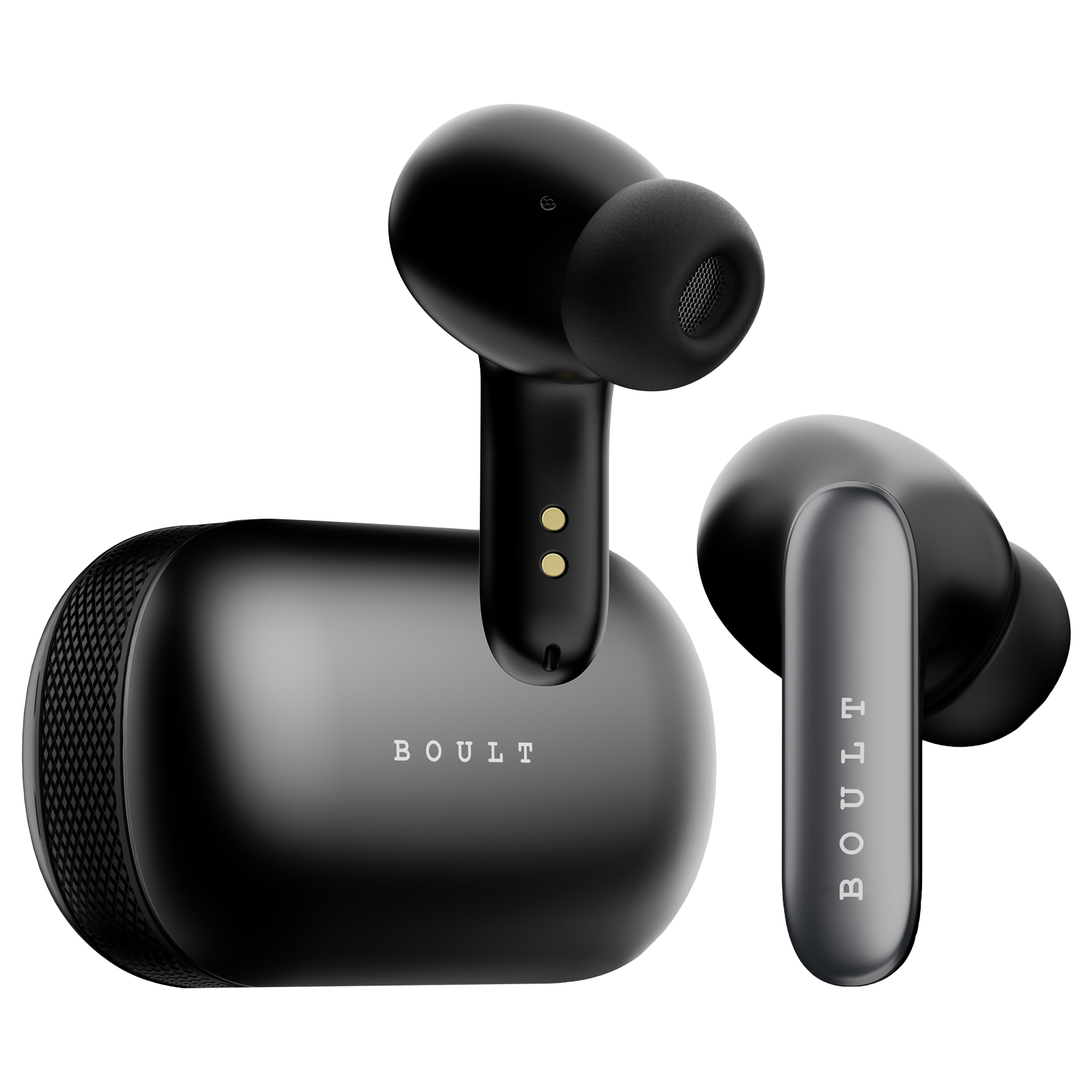 

BOULT AUDIO AirBass Y1 Pro TWS Earbuds with Environmental Noise Cancellation (Fast Charging, Black)