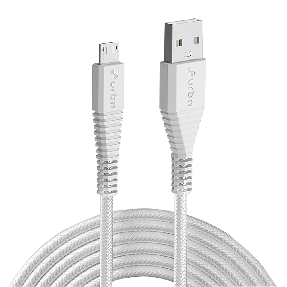 urbn Type C to Type B 4.95 Feet (1.5 M) Cable (Tangle-free Design, White)