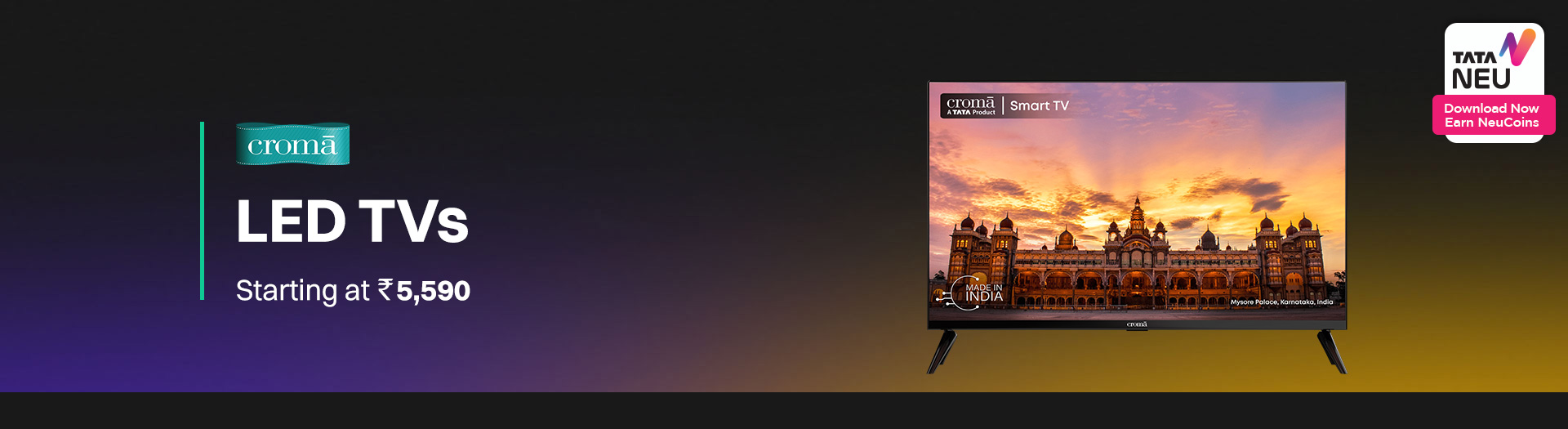 croma.com - Big screen LED televisions by top brands