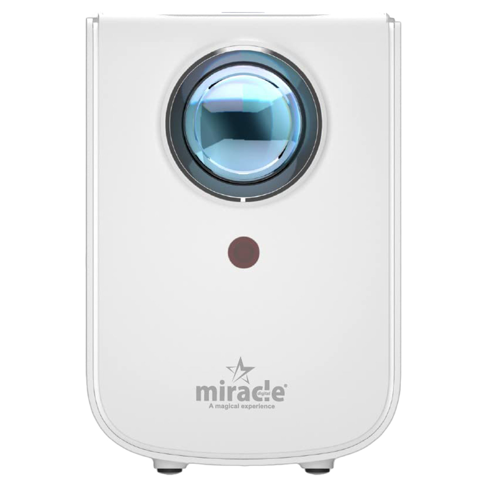 

Miracle Digital Star HD Pro Full HD LED Projector (2000 Lumes, USB, HDMI, AV Ports, All-in-One Touch Panel, White)