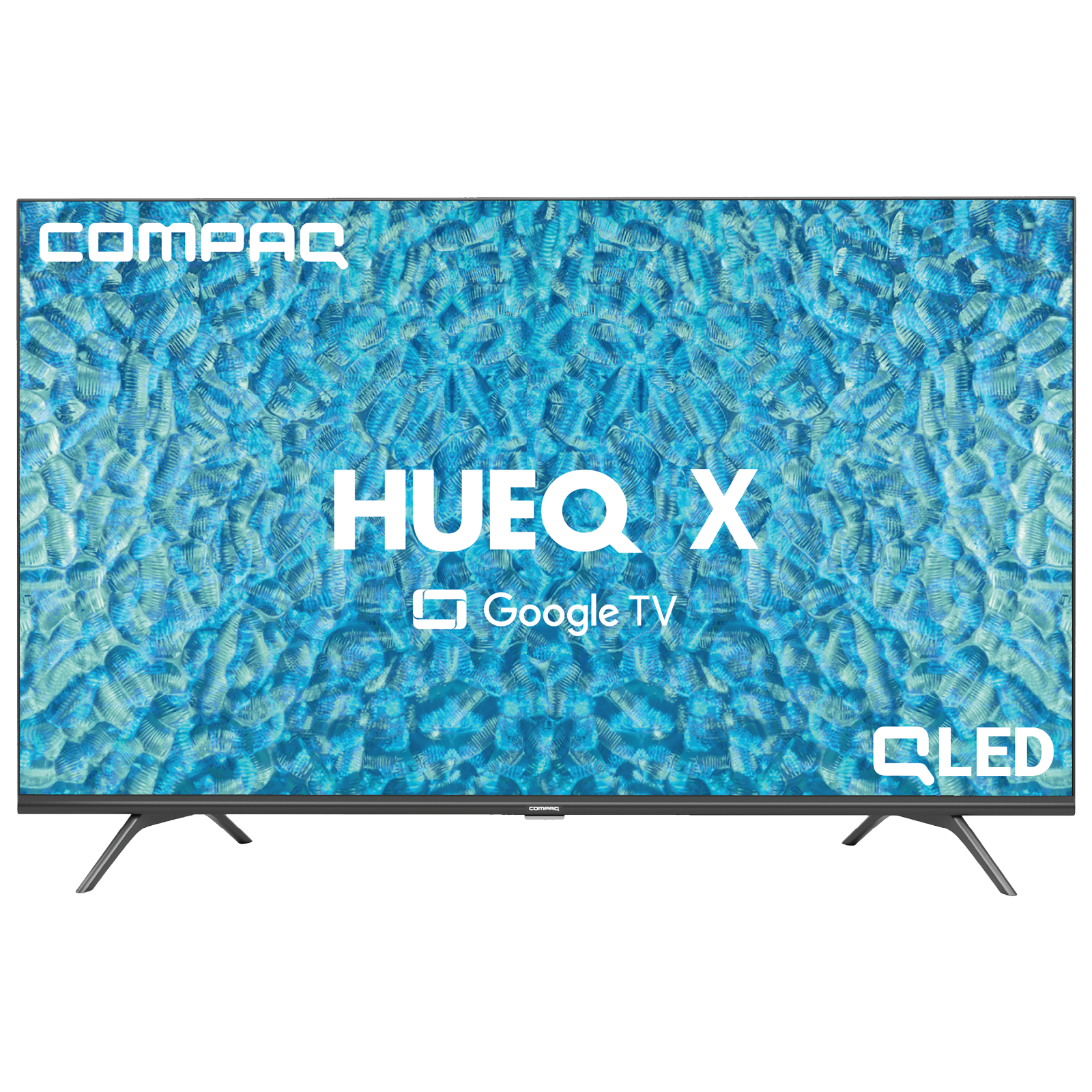 

Compaq CQP65GQD 165 cm (65 inch) QLED 4K Ultra HD Google TV with Dual Speakers (2023 model), Black