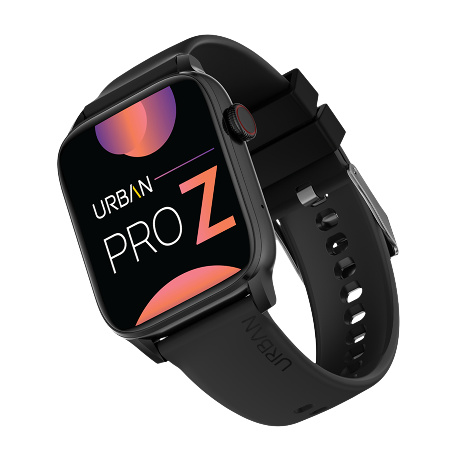 in base Urban Pro Z Smartwatch with Bluetooth Calling (46.9mm HD Display, IP67 Water Resistant, Black Strap)