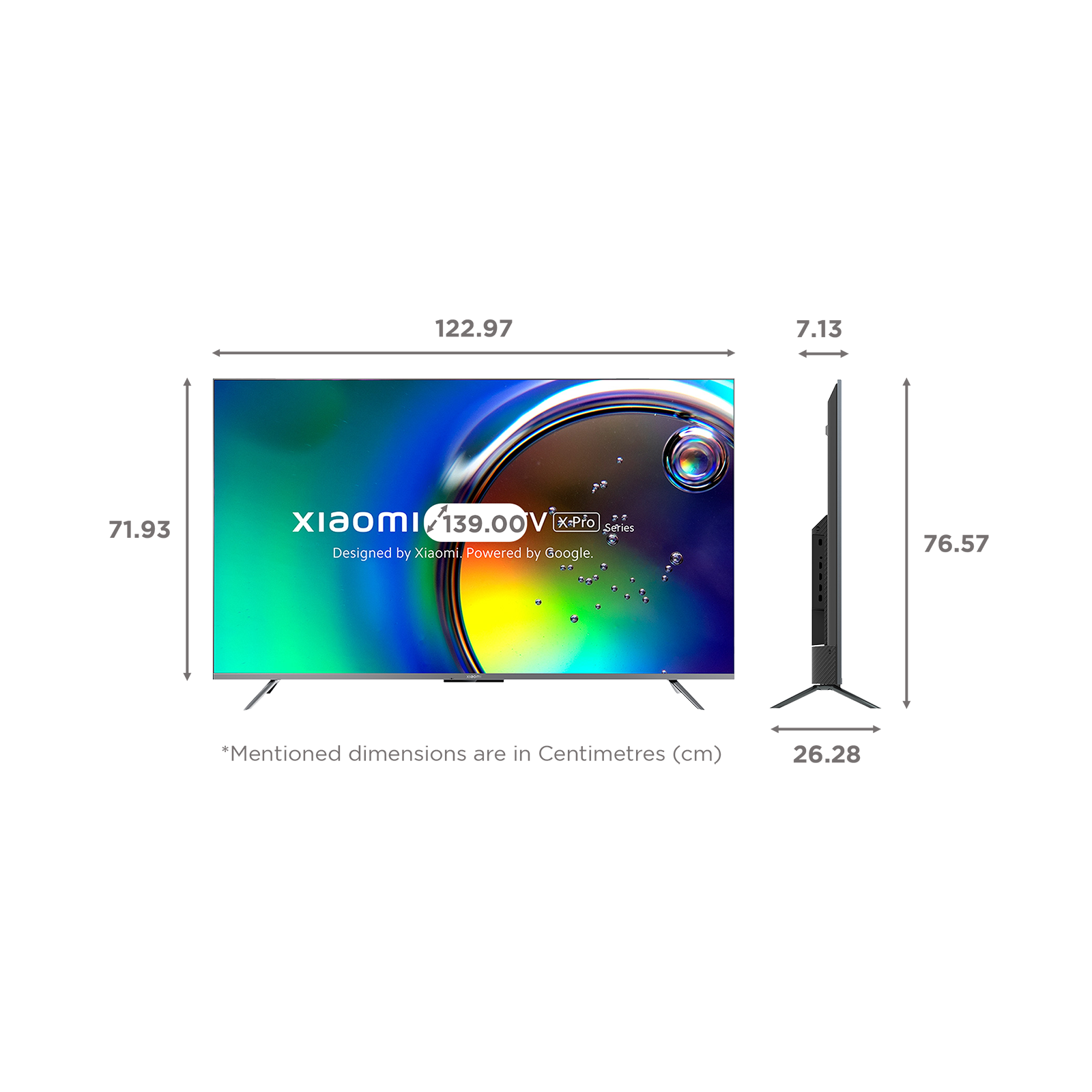 Buy Xiaomi X Series 138 cm (55 inch) 4K Ultra HD LED Google TV with Dolby  Vision and Dolby Audio (2023 model) Online - Croma