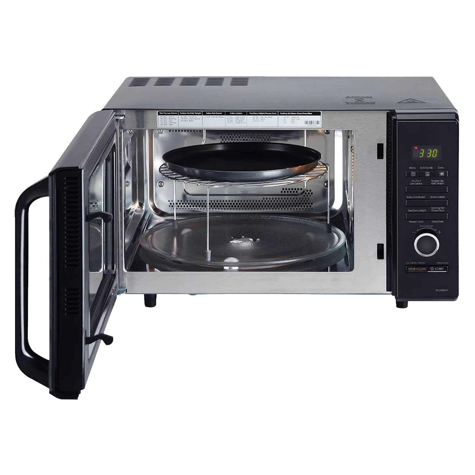 Buy Croma 30L Convection Microwave Oven with LED Display (Black