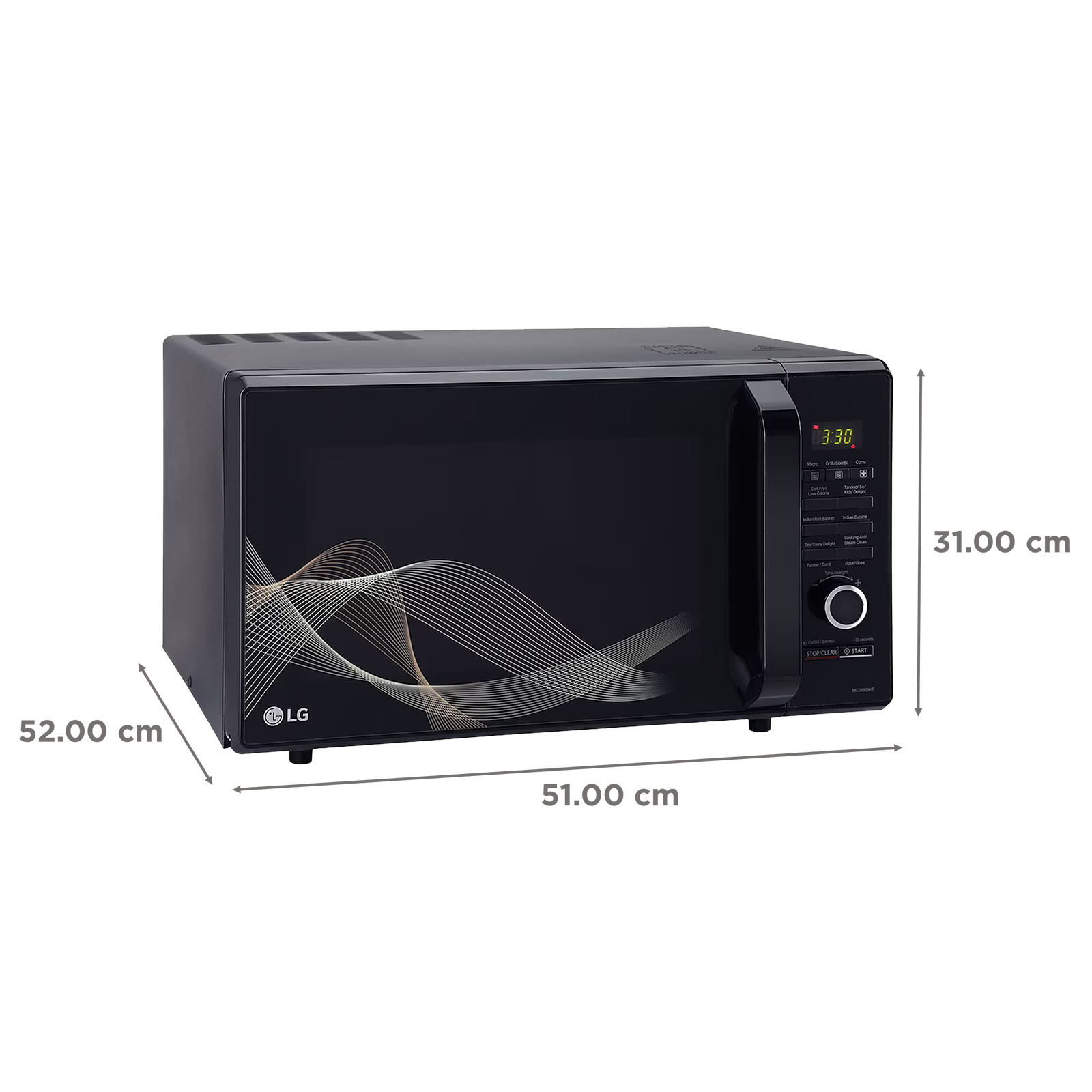 Buy Croma 30L Convection Microwave Oven with LED Display (Black