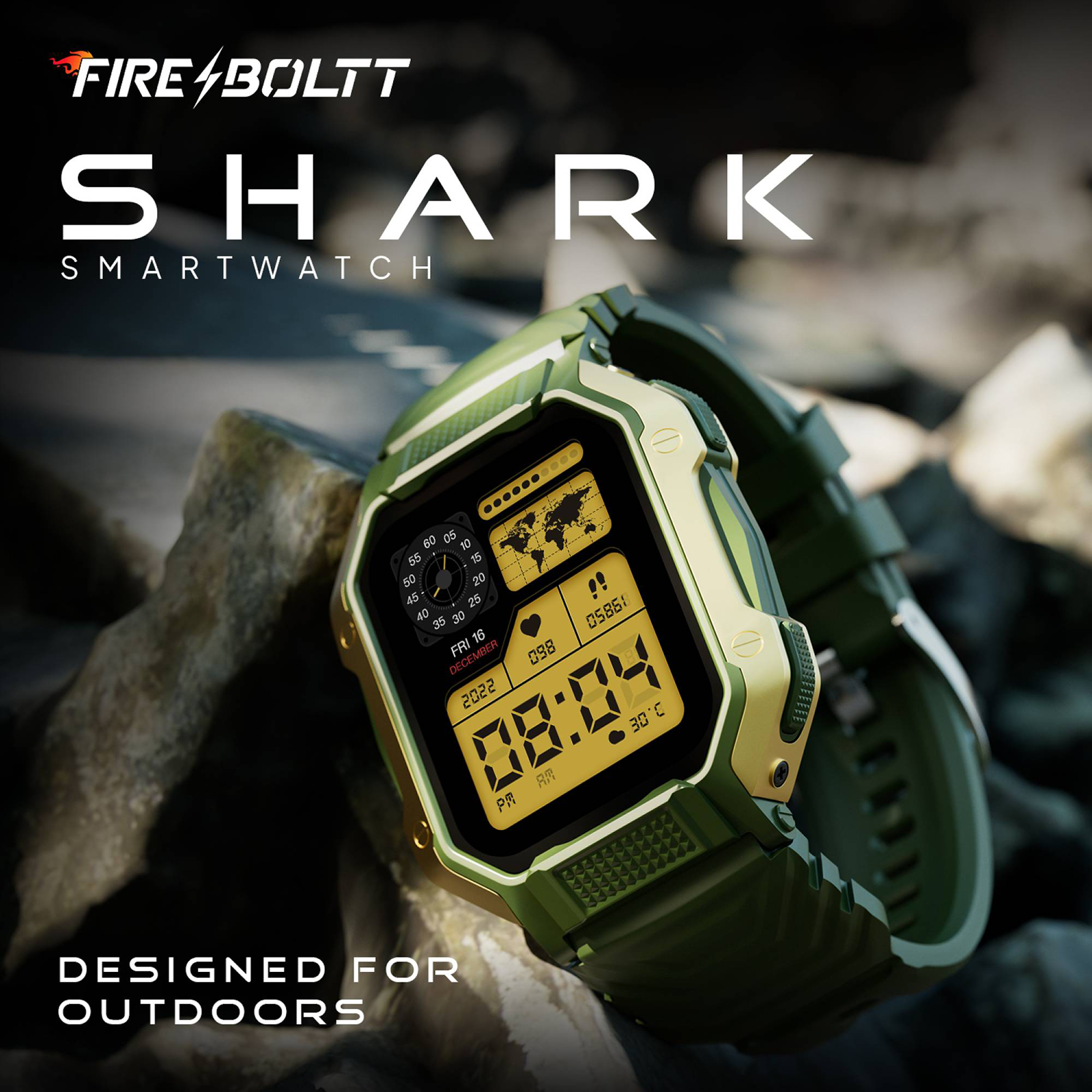 Fire-Boltt Shark with 1.83 Display & BT Calling