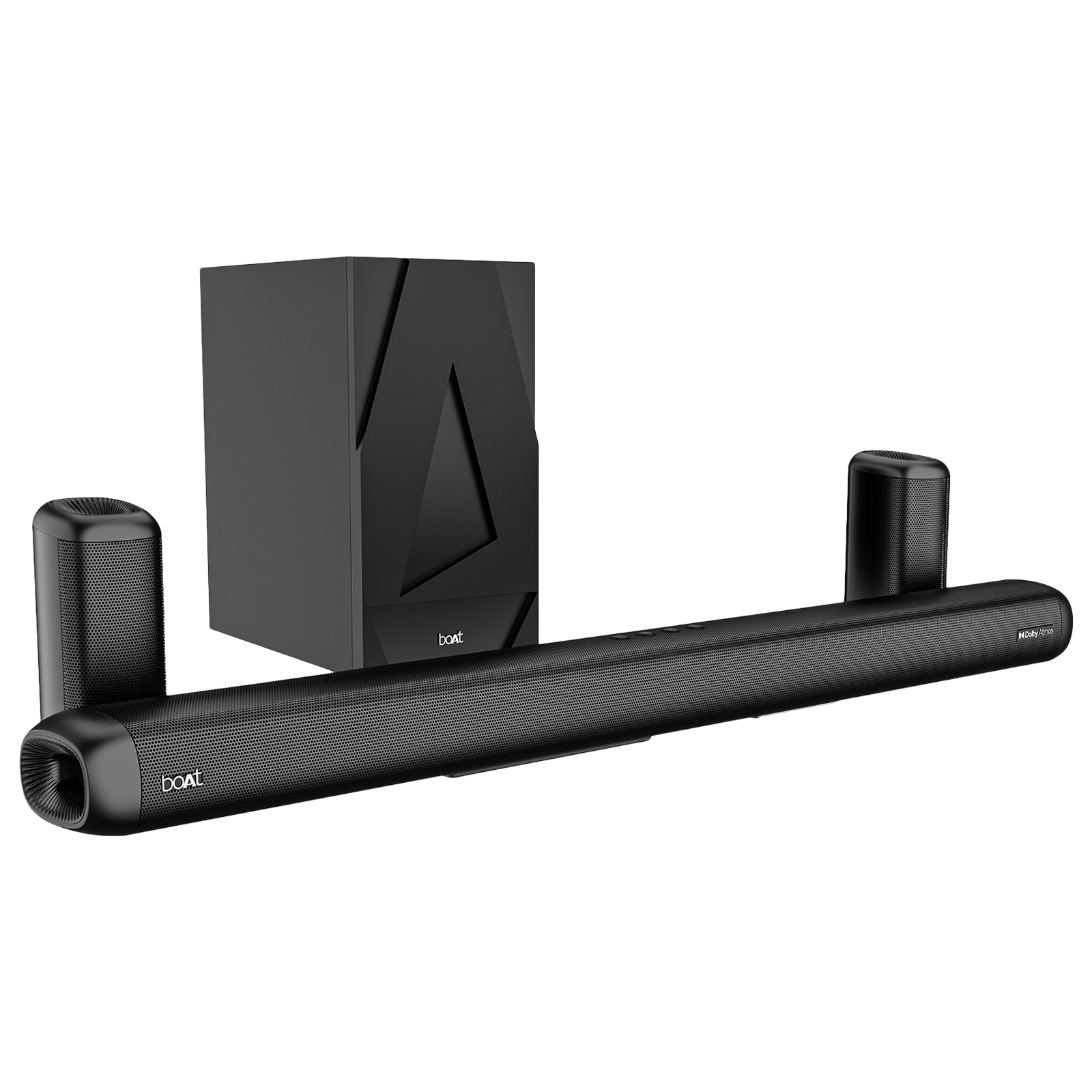 

boAt Aavante Bar 5500DA 500W Bluetooth Soundbar with Remote (Dolby Atmos, 5.1.2 Channel, Premium Black)