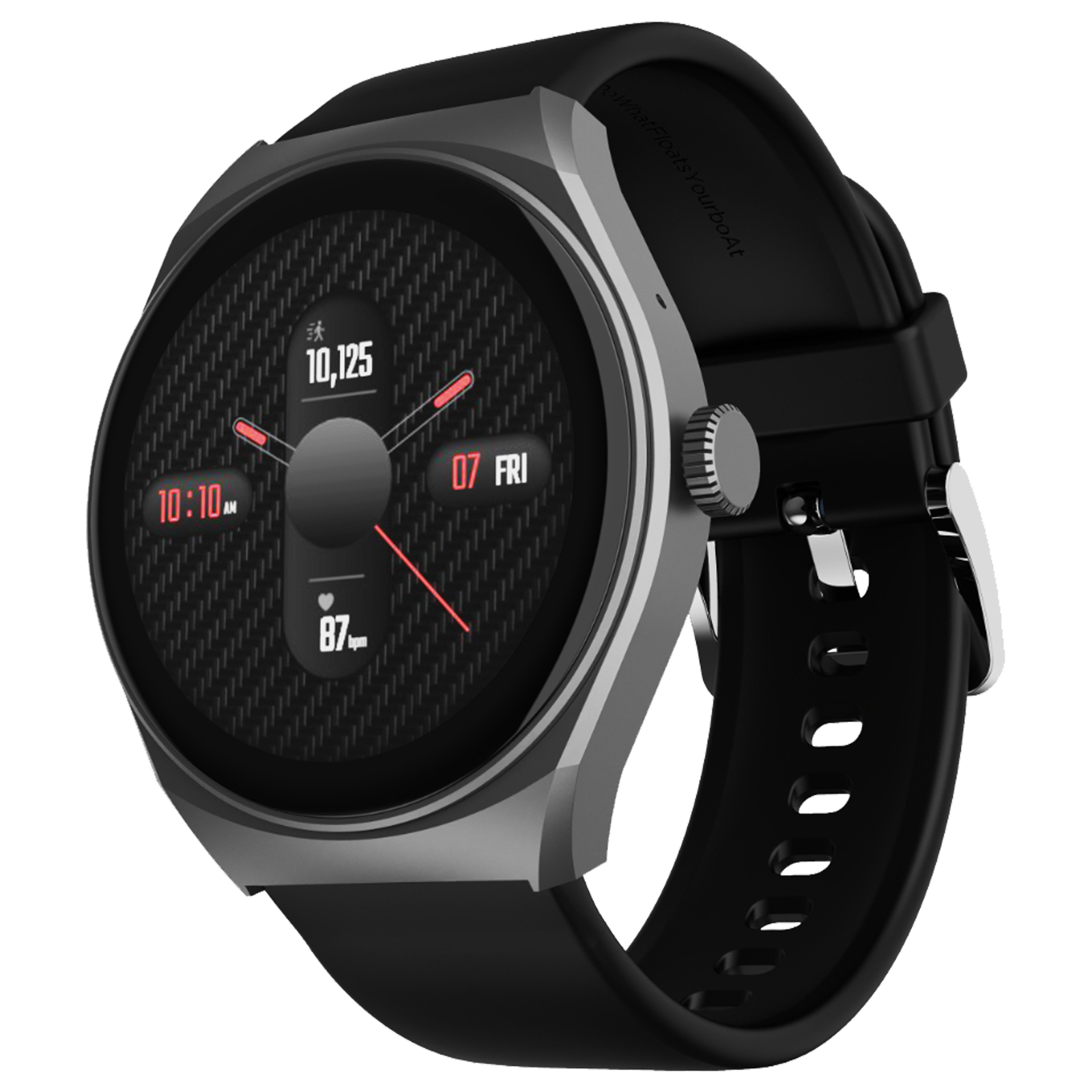 

boAt Lunar Velocity Smartwatch with Bluetooth Calling (35mm TFT HD Display, IP67 Sweat Resistant, Active Black Strap)