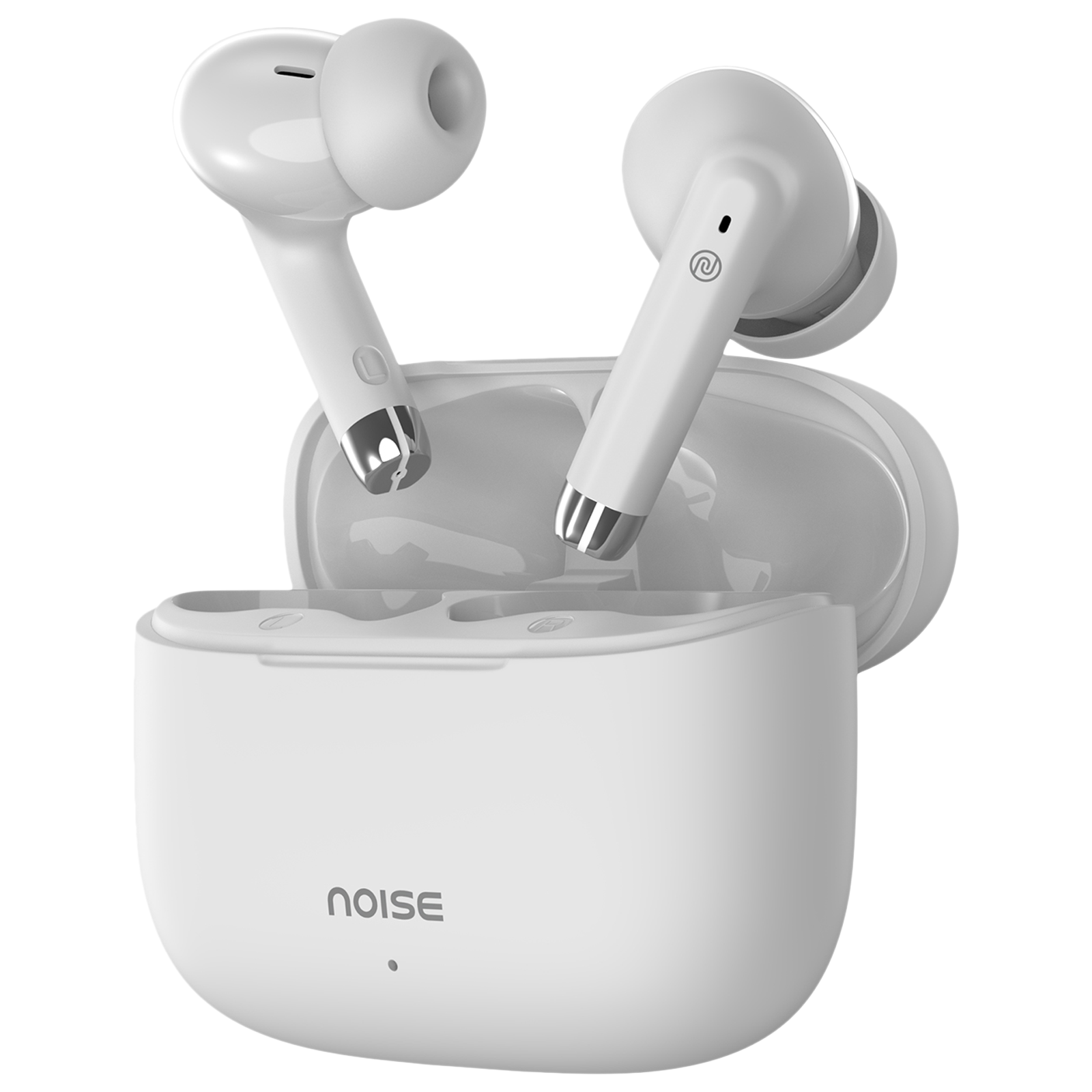 noise Buds Aero TWS Earbuds with Environmental Noise Cancellation (IPX5 Water Resistant, Instacharge, Snow White)