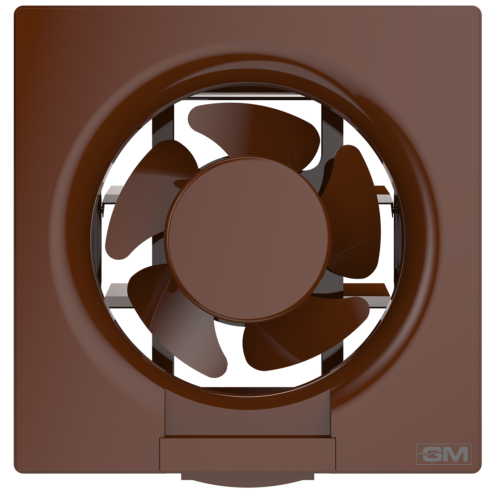 GM Eco Air 200mm Exhaust Fan (Low Noise Operation, Brown)