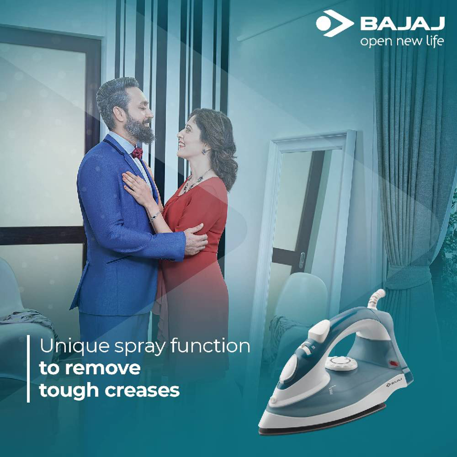 Bajaj MX 3 Neo Steam Iron, Steam Iron, Irons, Home Comfort