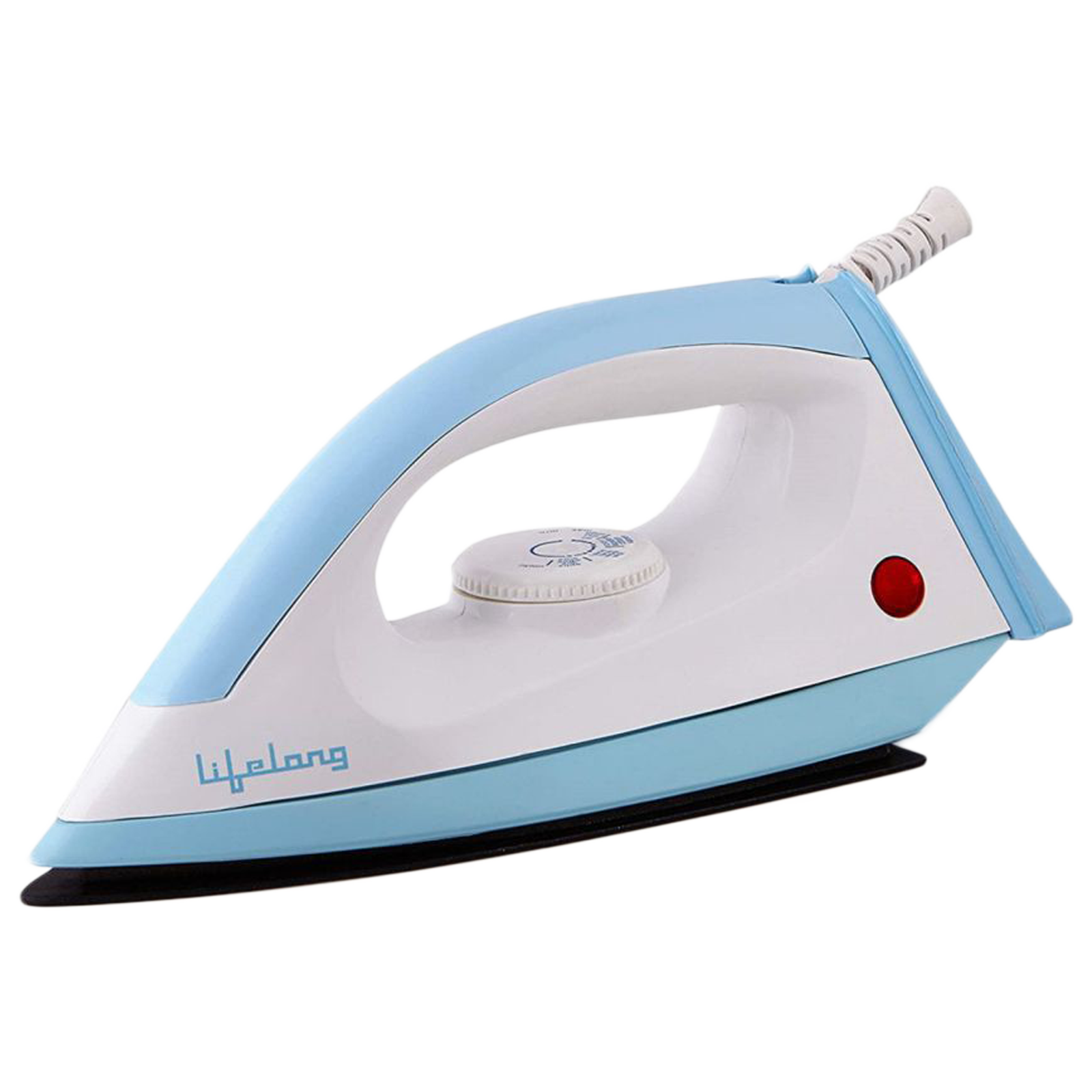 Lifelong 1000 Watts Dry Iron (180 Degree Swivel Cord, LLDI10, Blue)