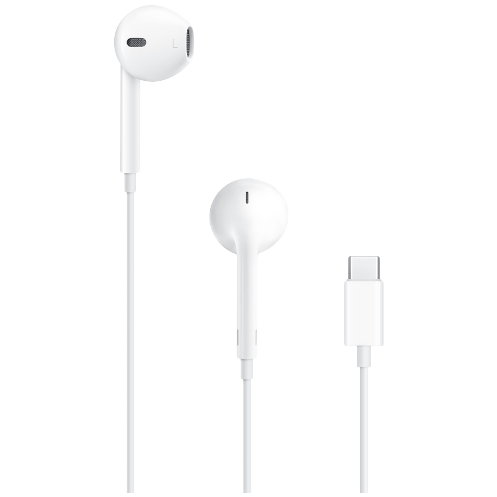 Apple EarPods Wired Earphones with Mic (USB-C Connector, In Ear, White)