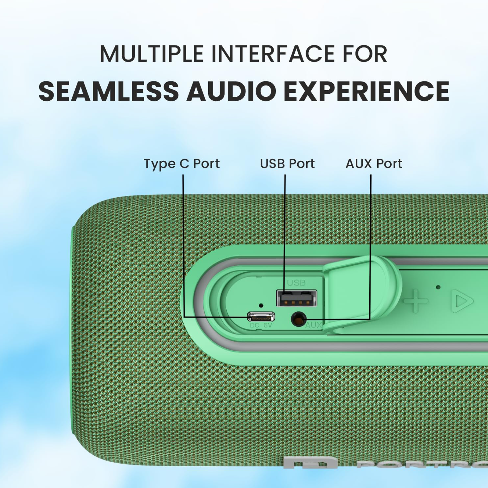 Buy Portronics Resound 2: Portable Bluetooth Speaker for Great Sound