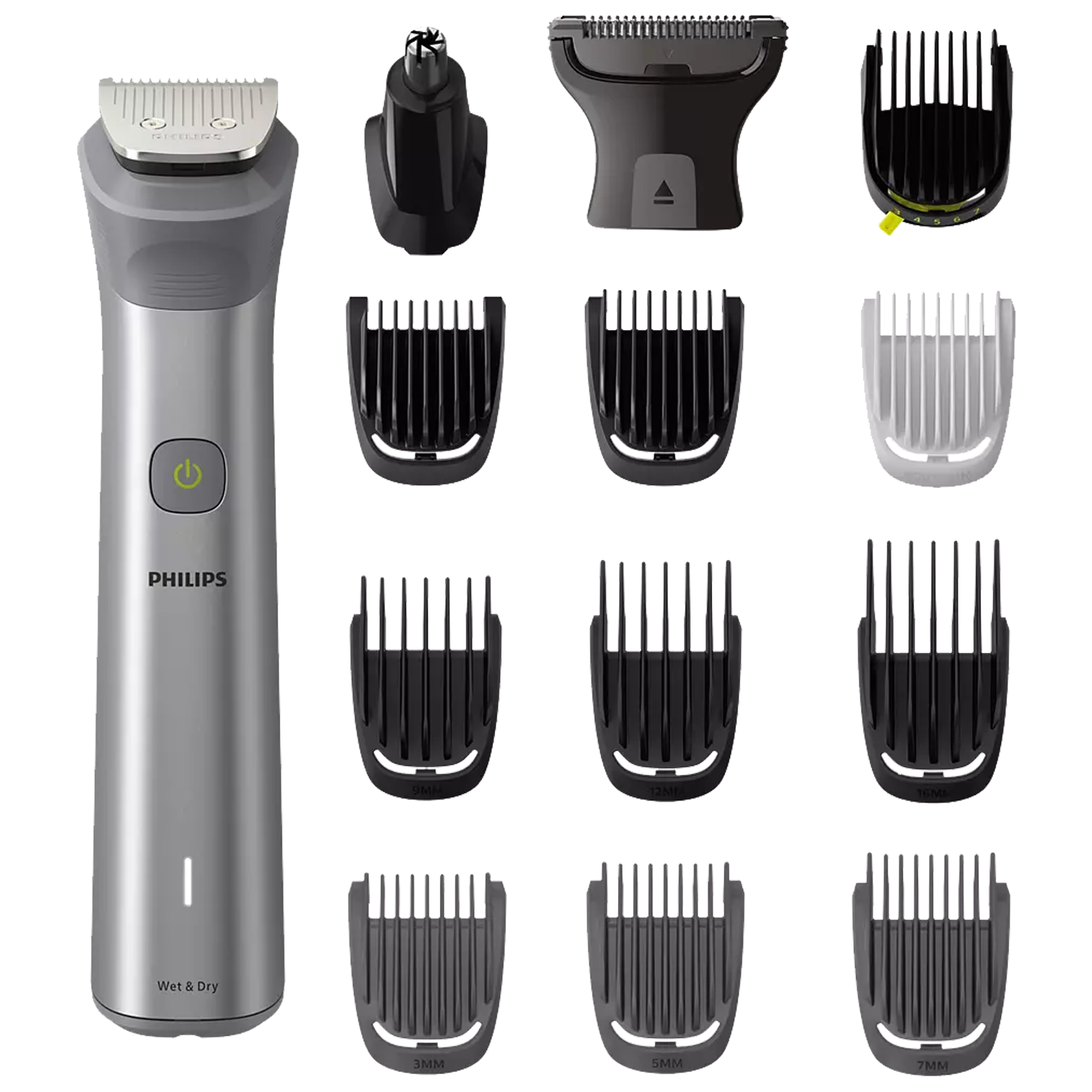 Buy PHILIPS Series 7000 12-in-1 Rechargeable Cordless Grooming Kit for  Face, Hair & Body for Men (90min Runtime, DualCut Technology, Blue) Online  - Croma