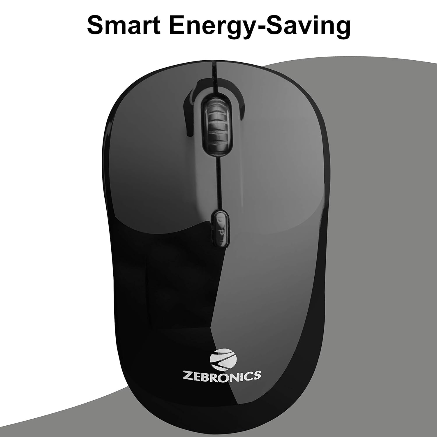 Buy Zebronics Zeb-Shine Wireless Optical Mouse (1600 DPI Adjustable, Smart  Energy Saving Mode, Black) Online – Croma