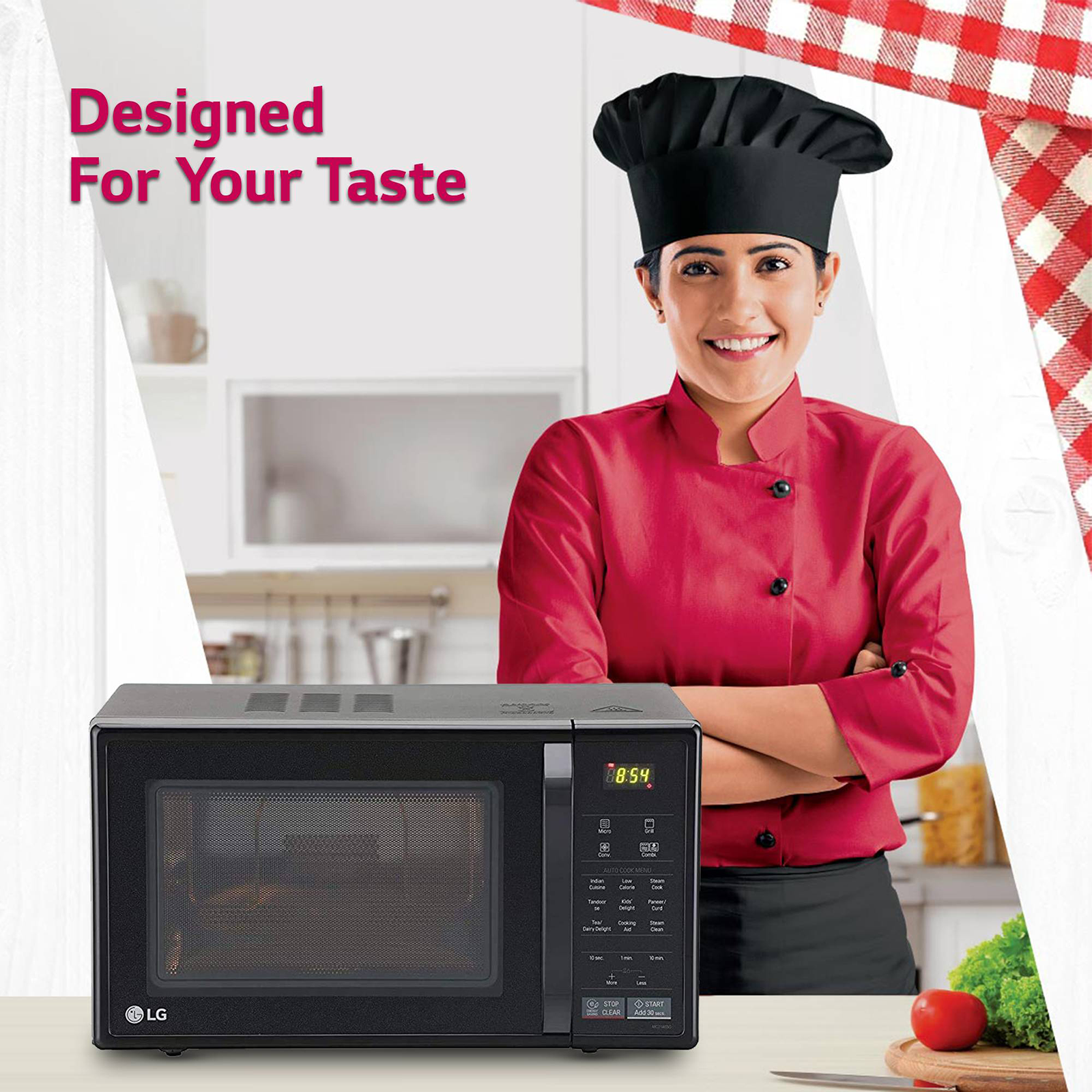 Buy Croma 23L Convection Microwave Oven with LED Display (Black