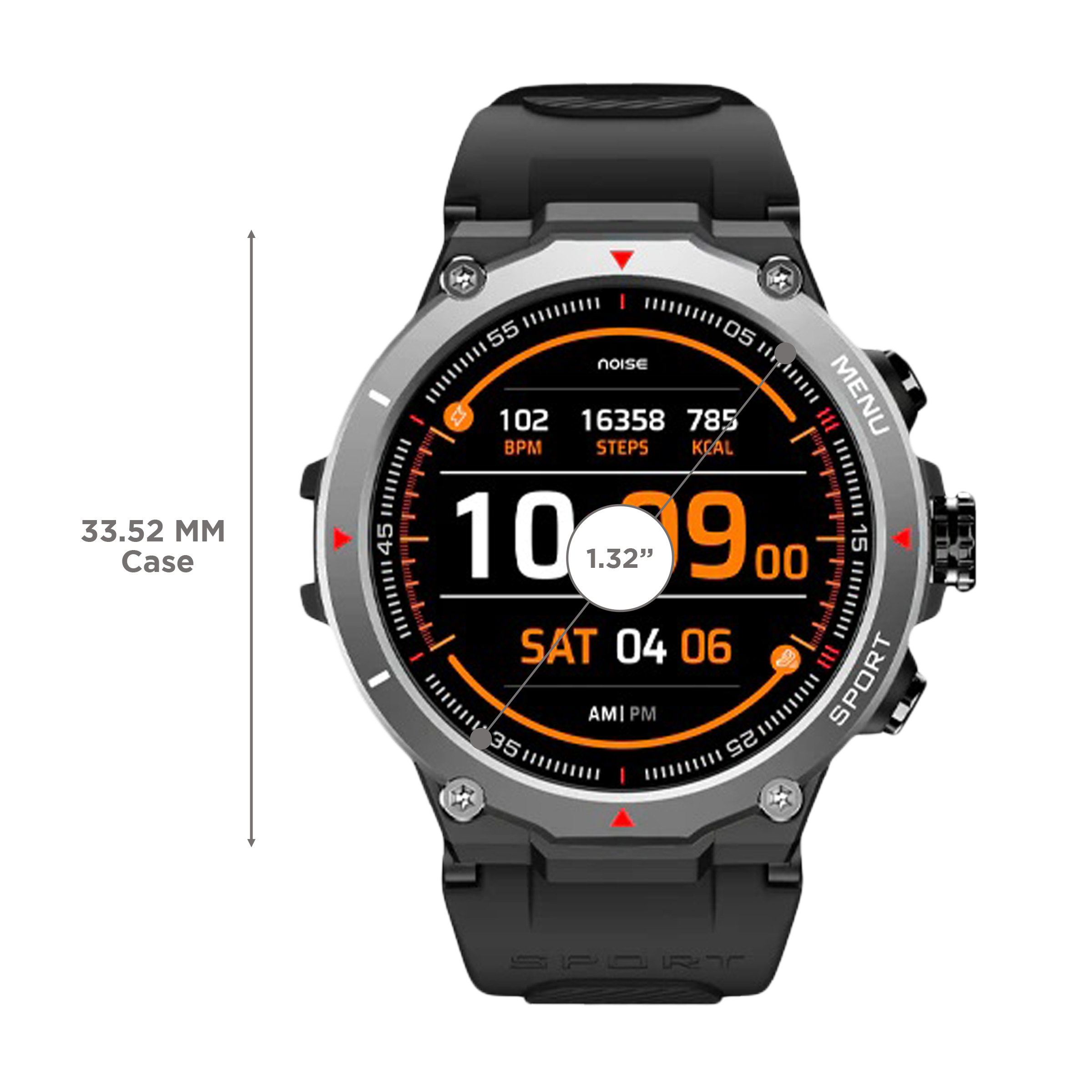 Noise NoiseFit Curve Smartwatch Price in India 2024, Full Specs