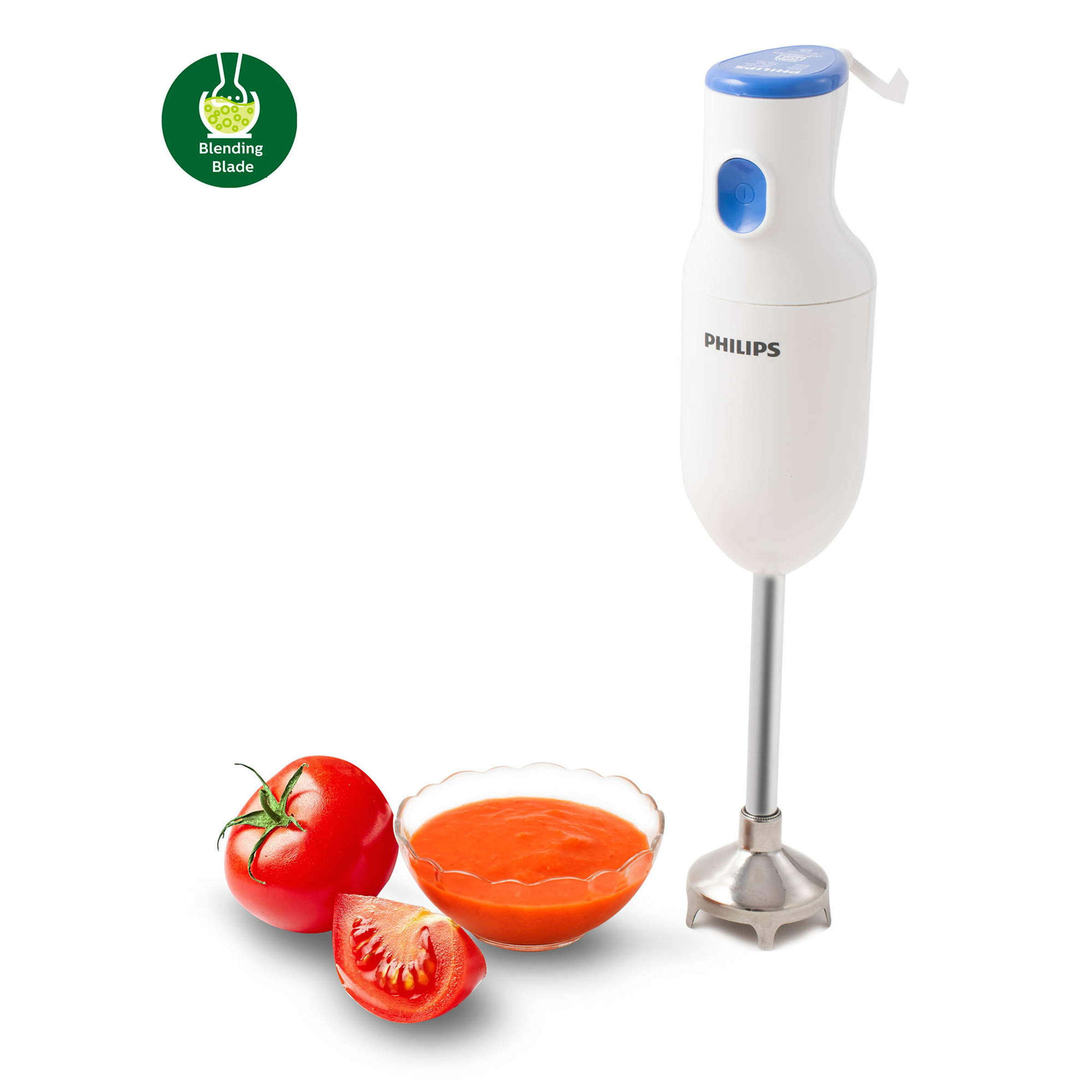 Buy Philips Daily Collection 650 Watt Hand Blender with 2 Attachments  (Detachable Shaft, Black) Online - Croma