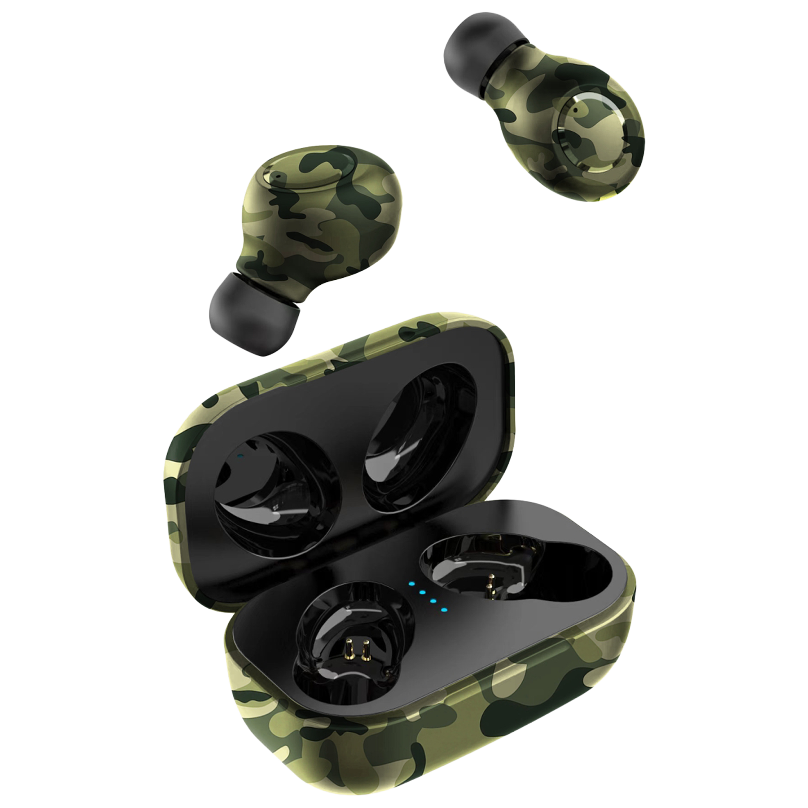 

Candytech Camotwin TWS Earbuds (HiFi Stereo Sound, Camo)