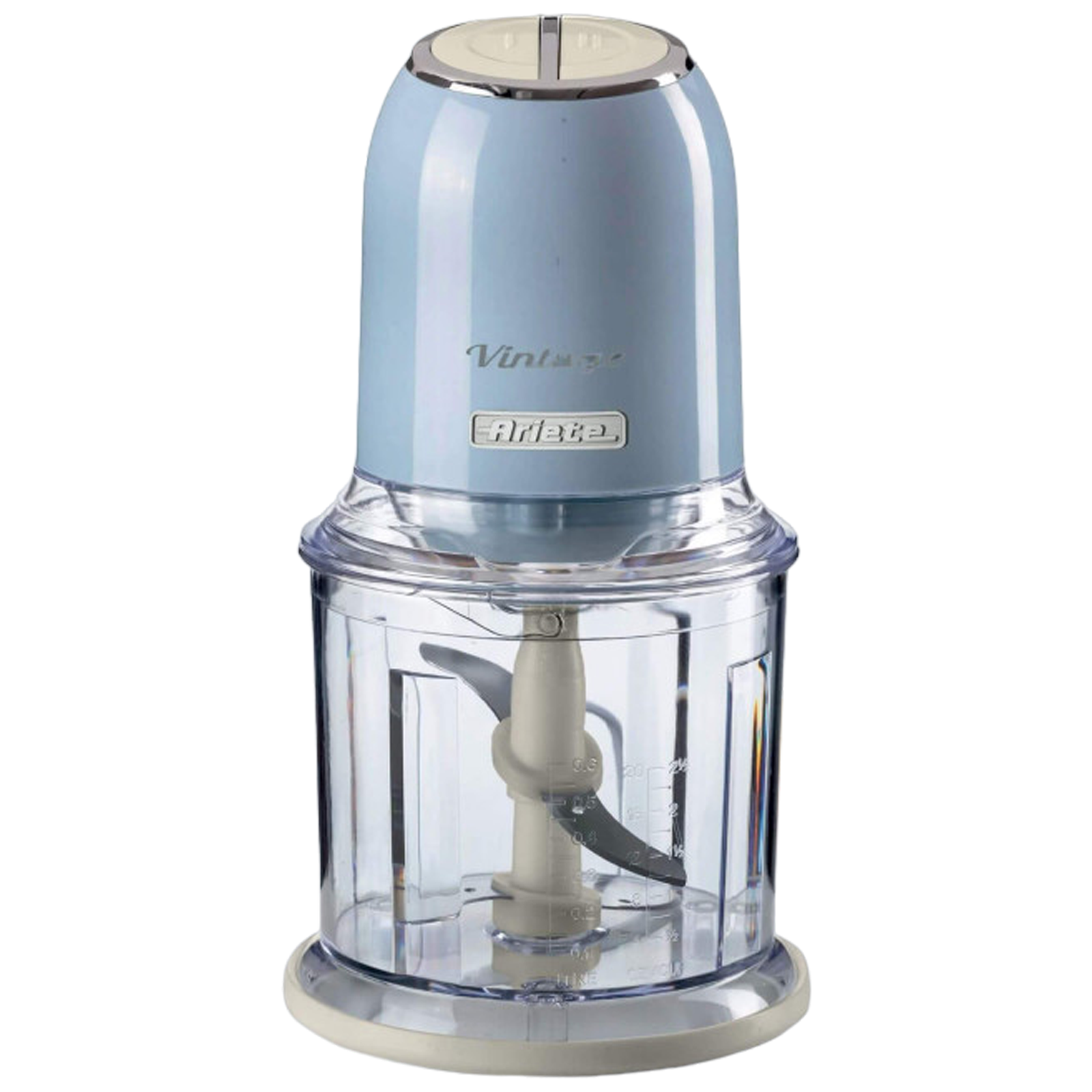 

Ariete Vintage 400 Watt Vegetable and Fruit Chopper with 4 Blades (Blue)