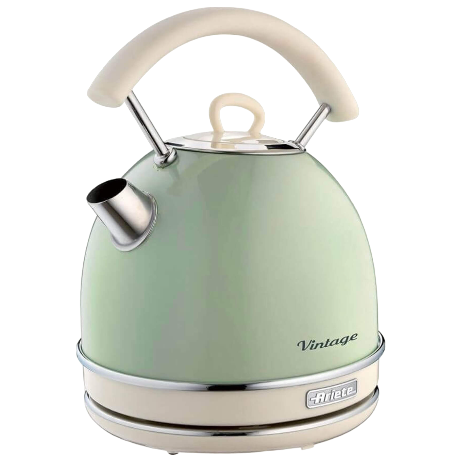 

Ariete Vintage Dome 2000 Watt 1.7 Litre Electric Kettle with 360 Degree Rotating Base (Green)