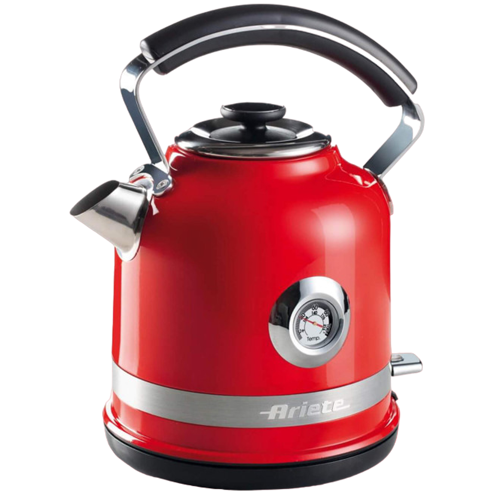 

Ariete Moderna 2000 Watt 1.7 Litre Electric Kettle with Stainless Steel Body (Red)