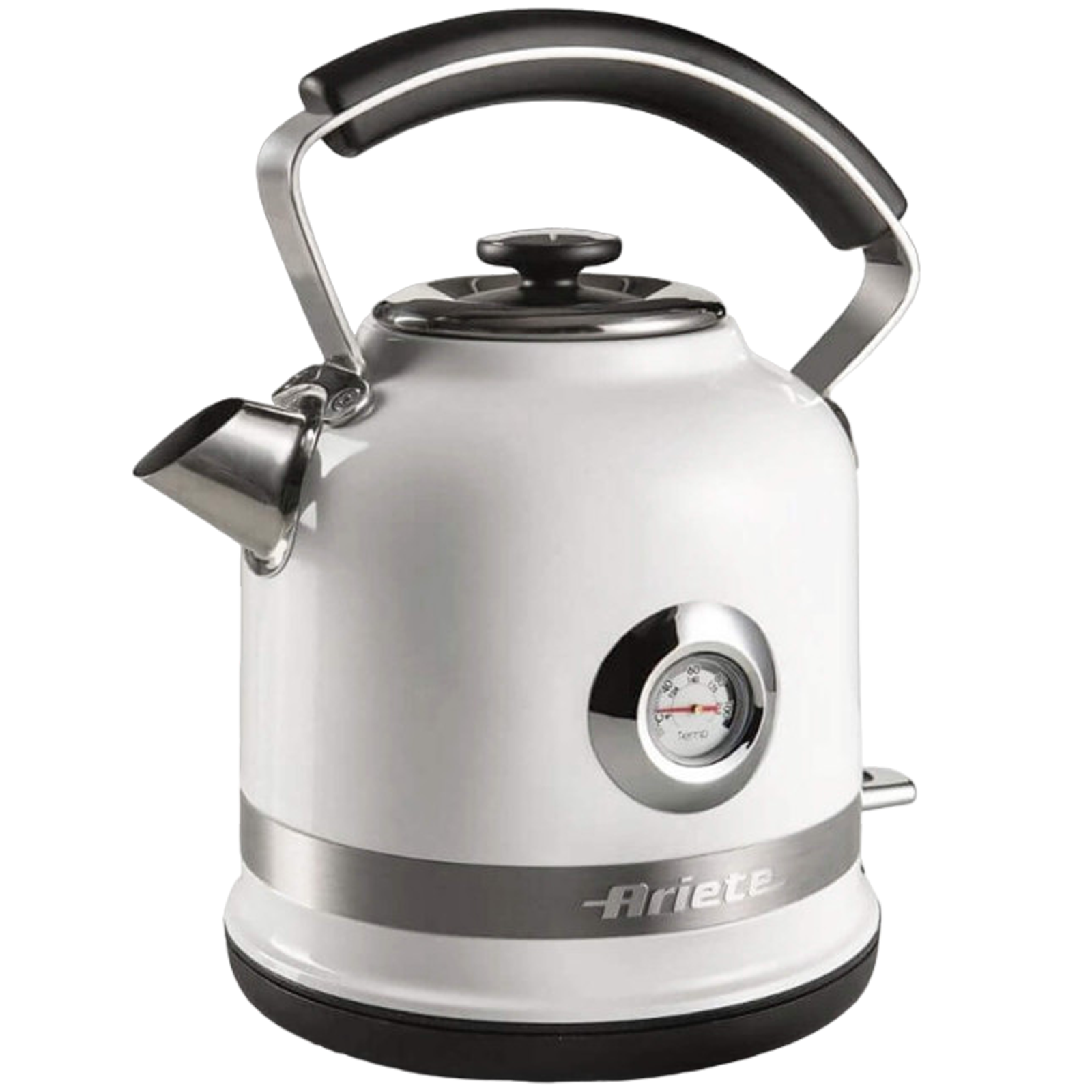 

Ariete Moderna 2000 Watt 1.7 Litre Electric Kettle with Stainless Steel Body (White)