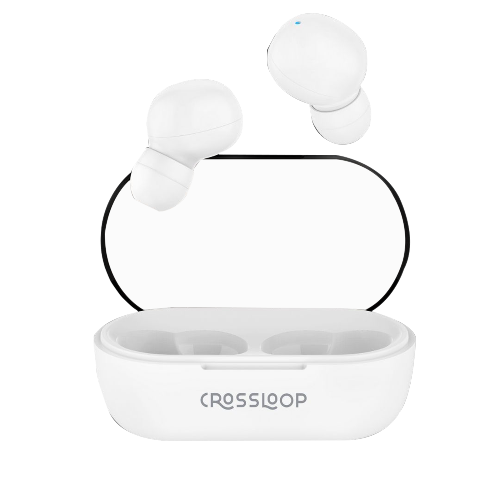 

CROSSLOOP Joy Zee Gen 521 TWS Earbuds (IPX3 Sweat Resistant, Auto Pairing, White)