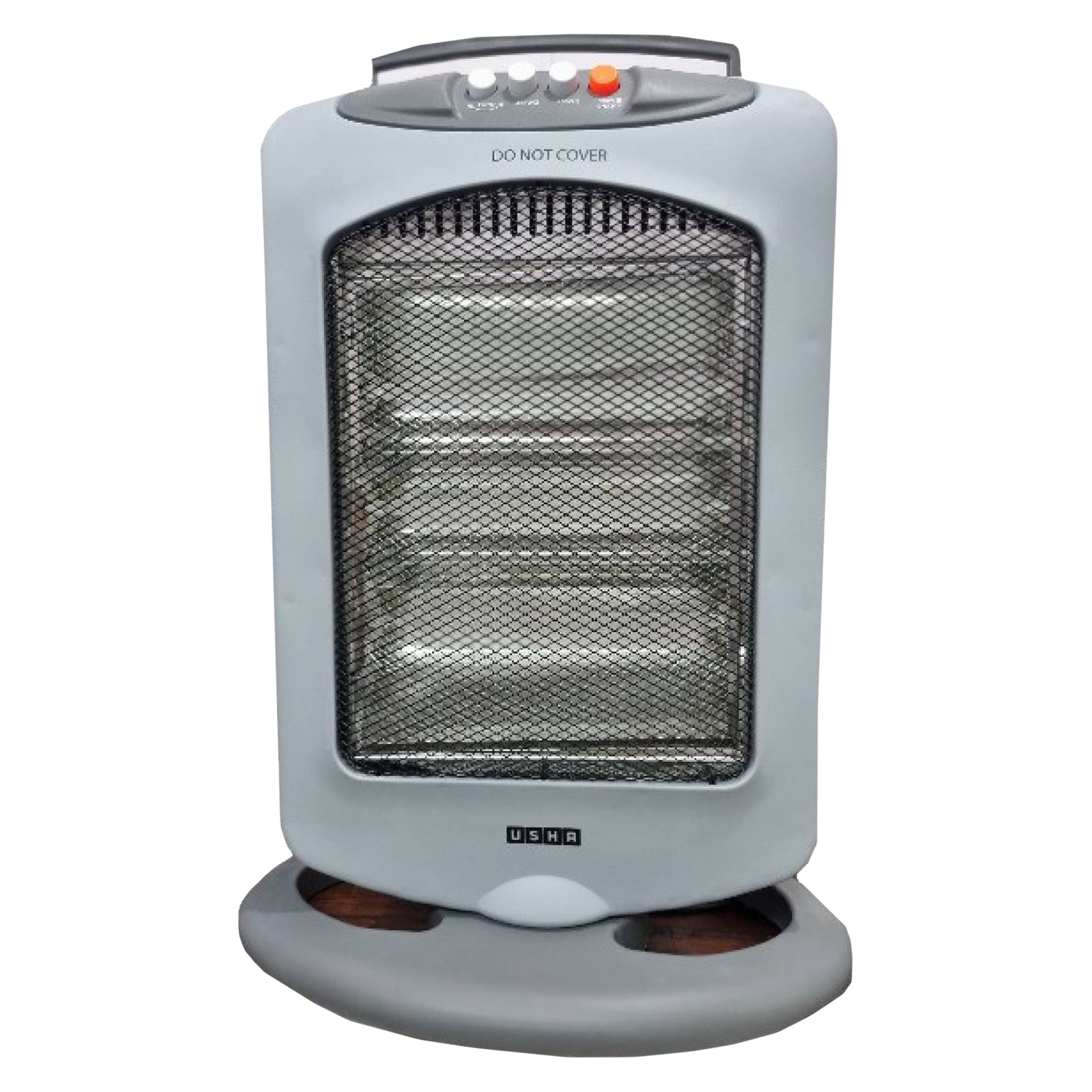 USHA 1200 Watts Halogen Room Heater (Over Heat Protection, HH4003, Silver)