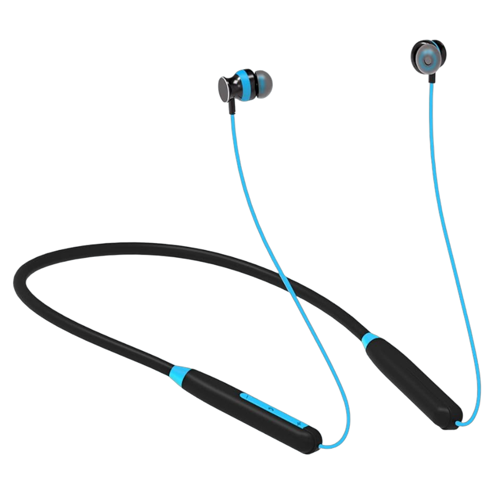 Foxin FoxBeat 137 Neckband (IPX5 Water Resistant, 10mm Speaker Driver, Blue...
