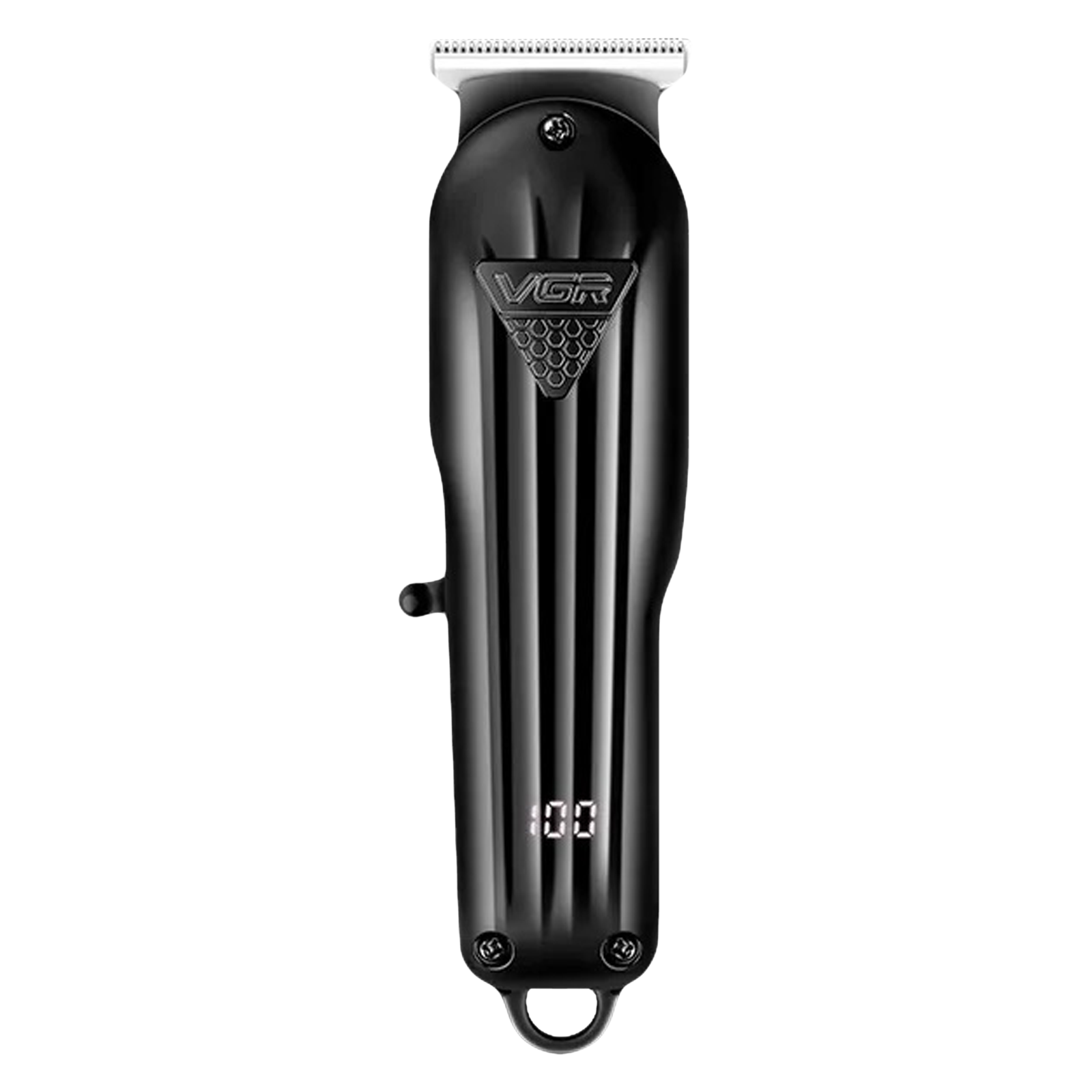 

VGR V-982 Rechargeable Corded & Cordless Wet & Dry Trimmer for Hair Clipping, Beard, Moustache, Body Grooming & Intimate Areas with 4 Length Settings for Men (120min Runtime, LED Digital Display, Black)