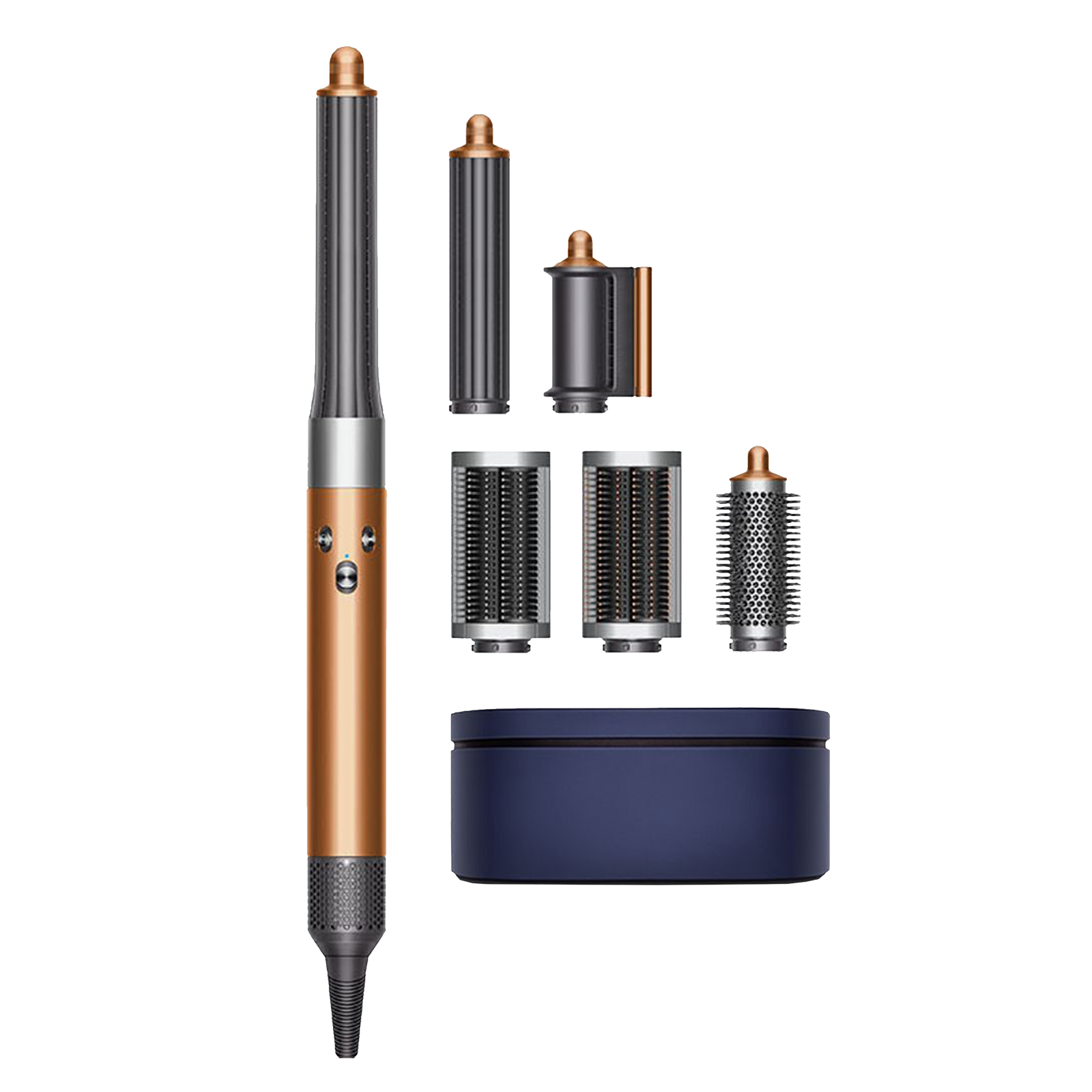 

dyson Airwrap Hair Styler with Intelligent Heat Control (Enhanced Coanda Airflow, Rich Copper & Bright Nickel)