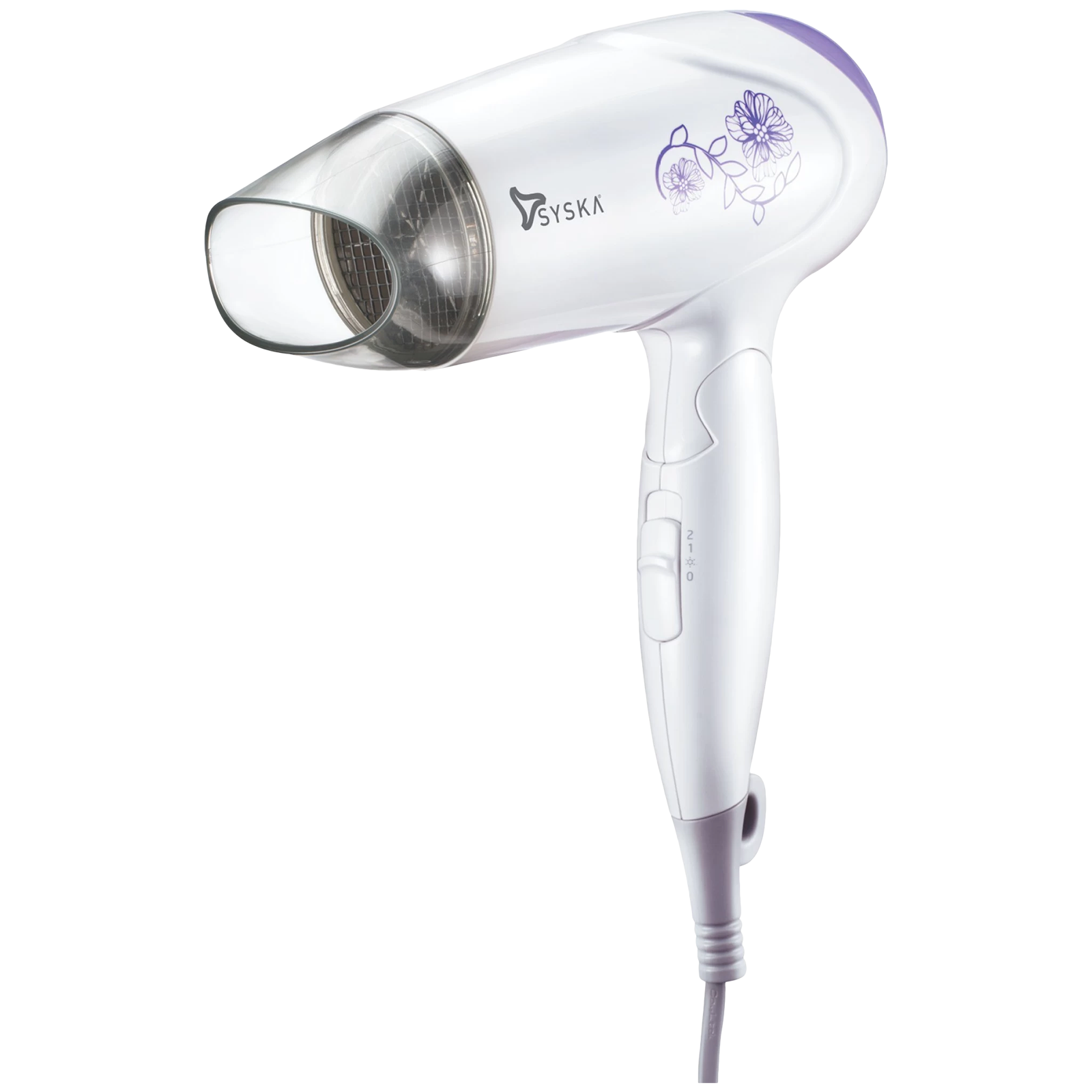 

SYSKA Trendsetter Hair Dryer (Heat Balance Technology, White & Blue), White and blue