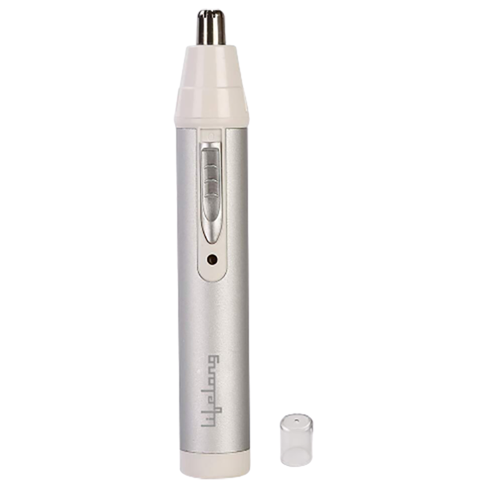 Lifelong LLPCM03 Rechargeable Cordless Dry Trimmer for Nose & Ear with 1 Length Settings for Men & Women (40mins Runtime, Rotary Blade System, Silver)