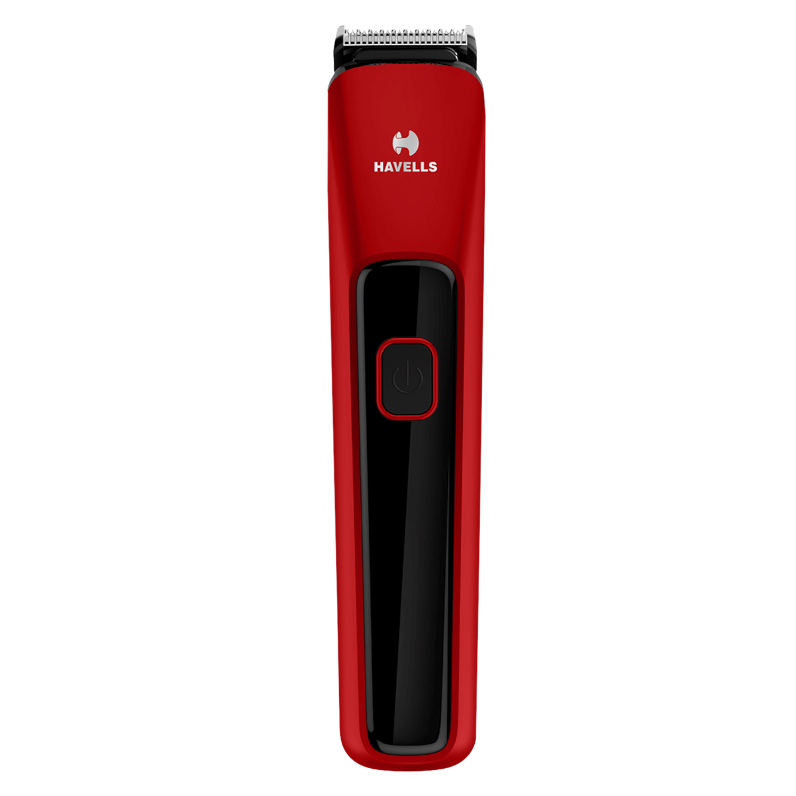 HAVELLS BT5111C Rechargeable Cordless Dry Trimmer for Beard, Moustache & Body Grooming with 4 Length Settings for Men (45mins Runtime, LED Indicator, Red)