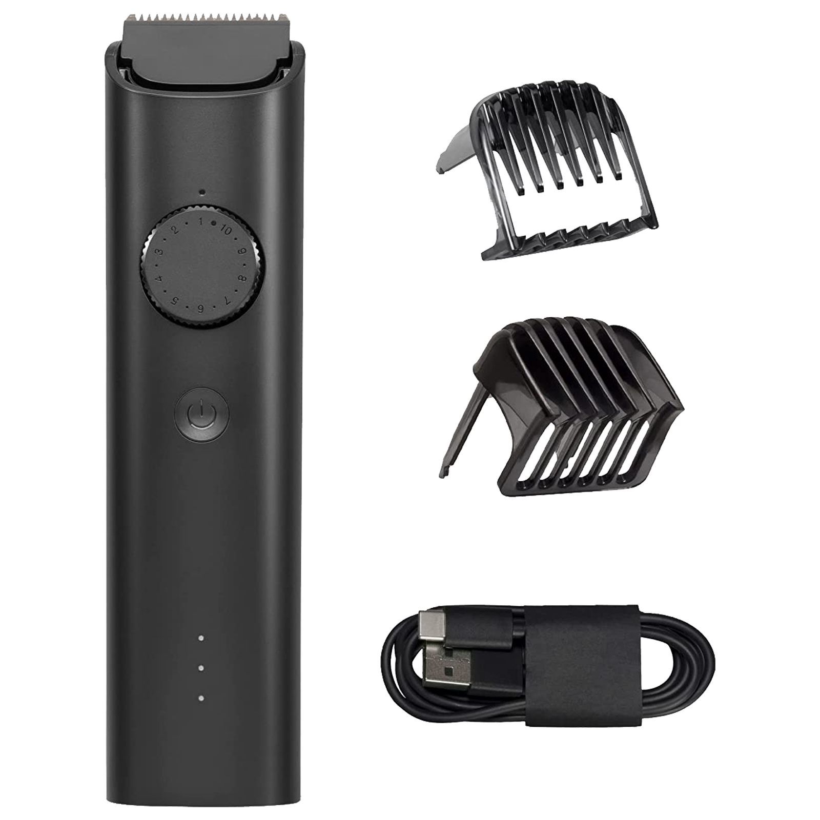 Xiaomi 2C Rechargeable Cordless Dry Trimmer for Beard & Moustache with 40 Length Settings for Men (90min Runtime, Quick & Versatile Charge, Black)