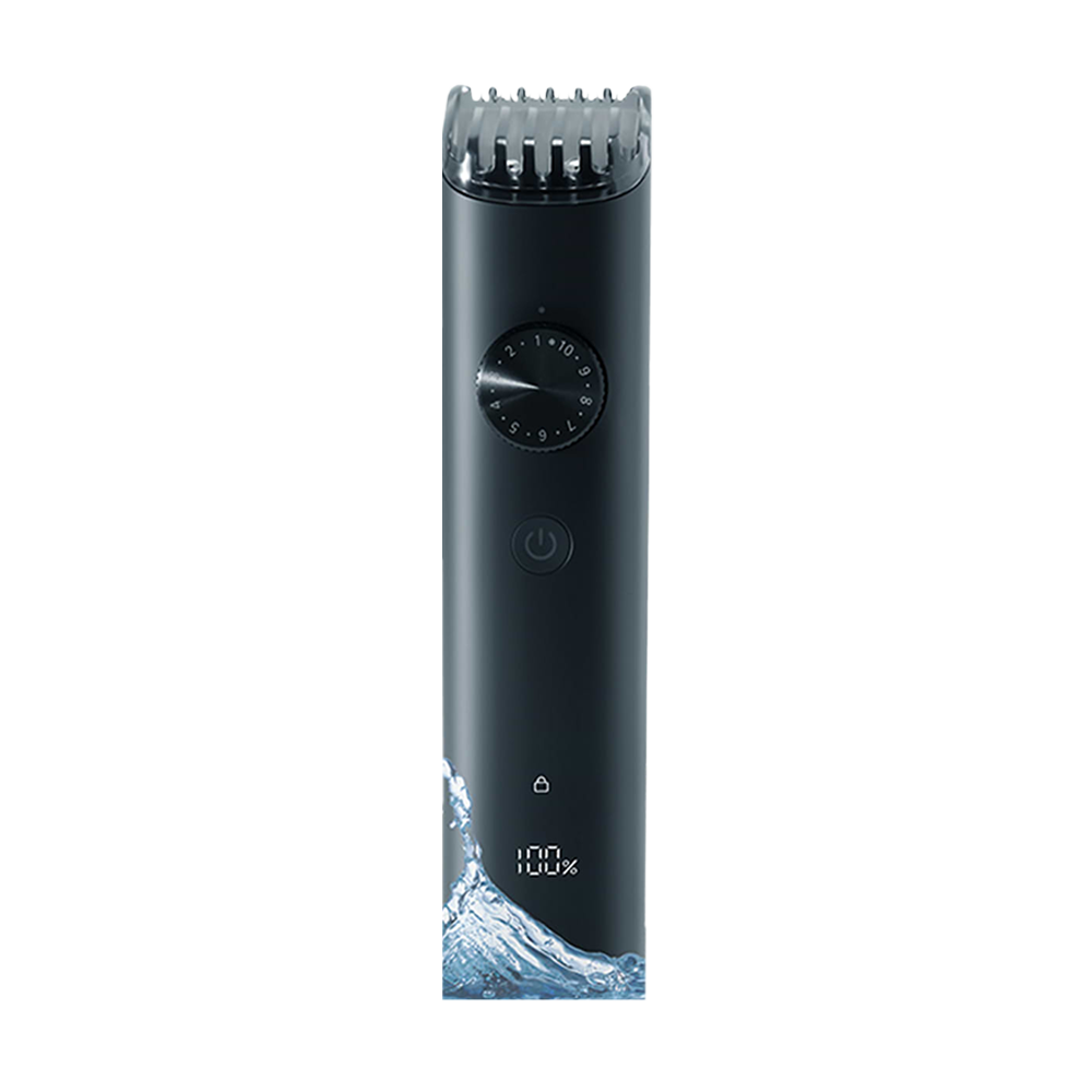 Xiaomi 2 Rechargeable Corded & Cordless Dry Trimmer for Beard & Moustache with 40 Length Settings for Men (90mins Runtime, IPX7 Waterproof, Black)