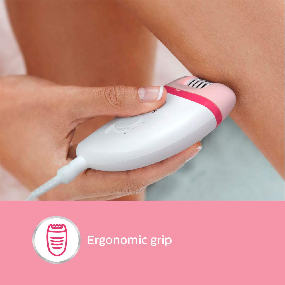 Buy PHILIPS Satinelle Essential Corded Wet & Dry Epilator for Arms, Legs &  Intimate Areas (Efficient Epilation System, White & Pink) Online - Croma