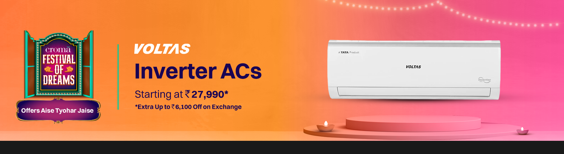 croma.com - Voltas Inverter Air Conditioner