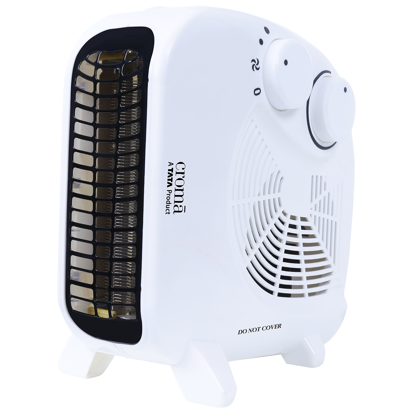 Croma 1400 Watts Fan Room Heater (Over Heat Protection, CRSC14KRHA312001, White)