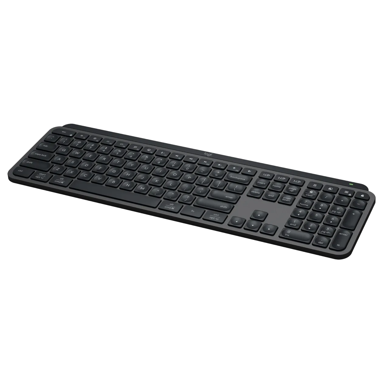 Buy logitech MX KEYS S Rechargeable Bluetooth Wireless Keyboard with  Backlit Keys (Fast Fluid Precise Typing, Graphite) Online - Croma