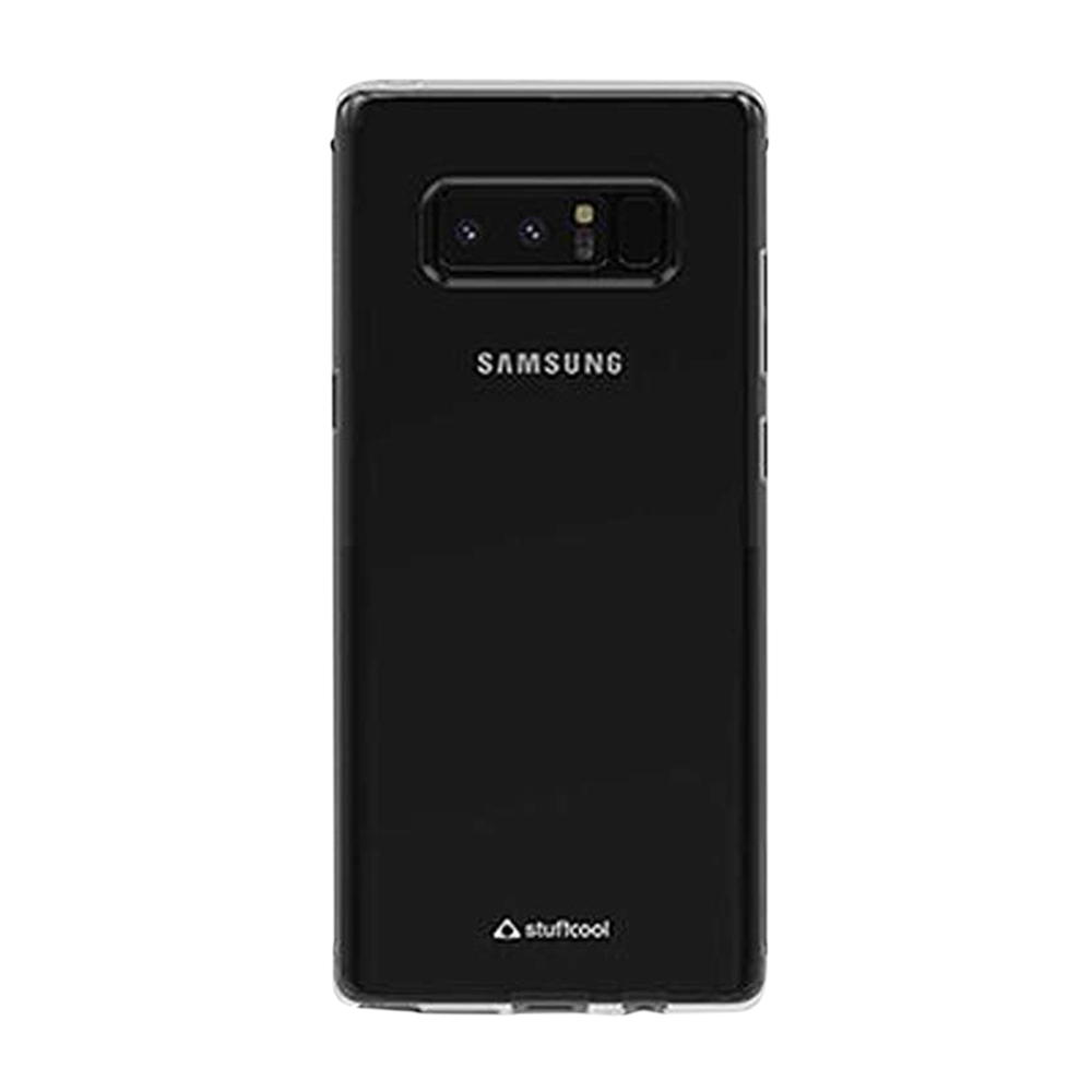 stuffcool Pure Soft Silicon Rubber Back Cover for SAMSUNG Galaxy Note 8 (Scratch Proof, Transparent)