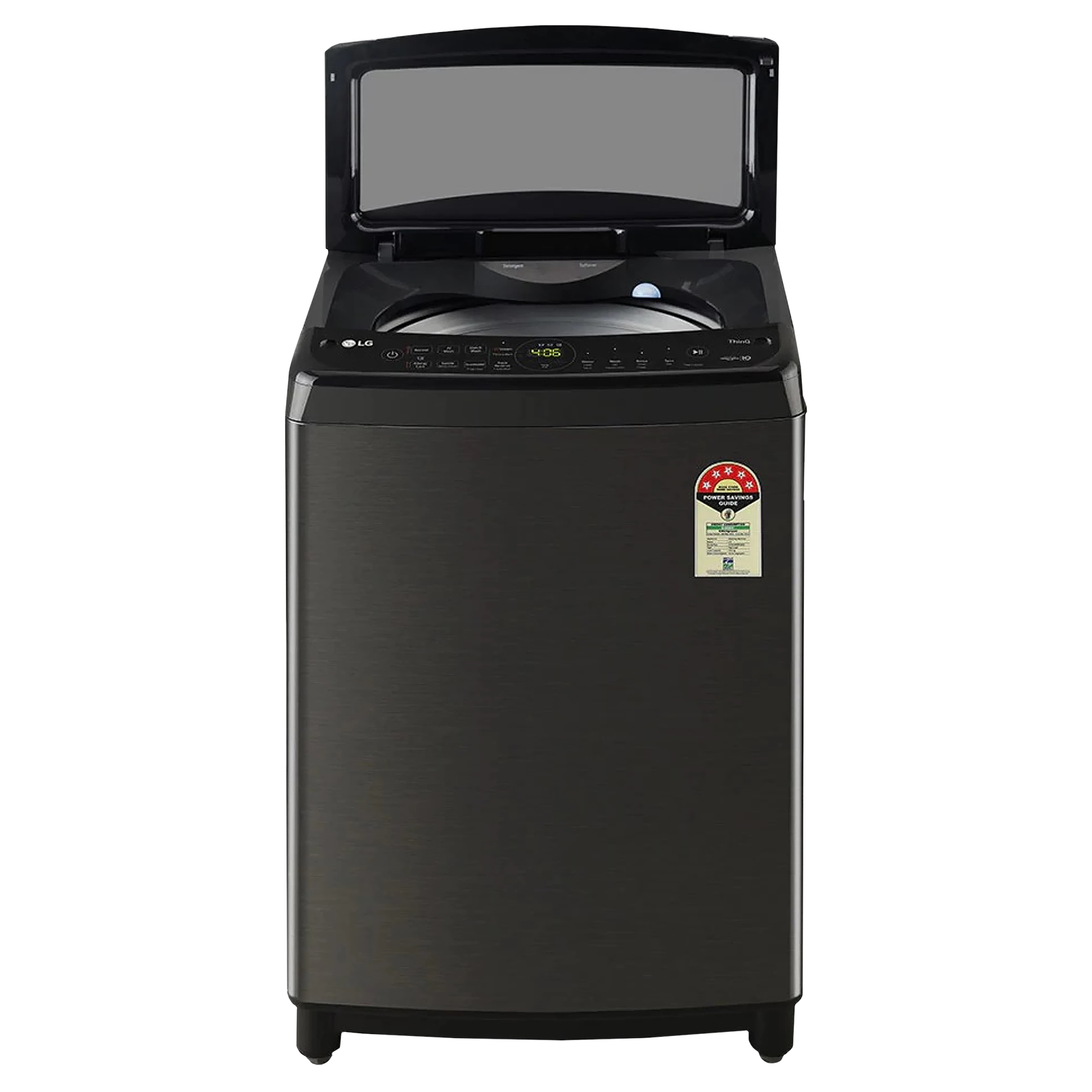 Buy LG 10 kg 5 Star Inverter Fully Automatic Top Load Washing Machine  (THD10SWP.APBQEIL, In-Built Heater, Platinum Black) Online - Croma