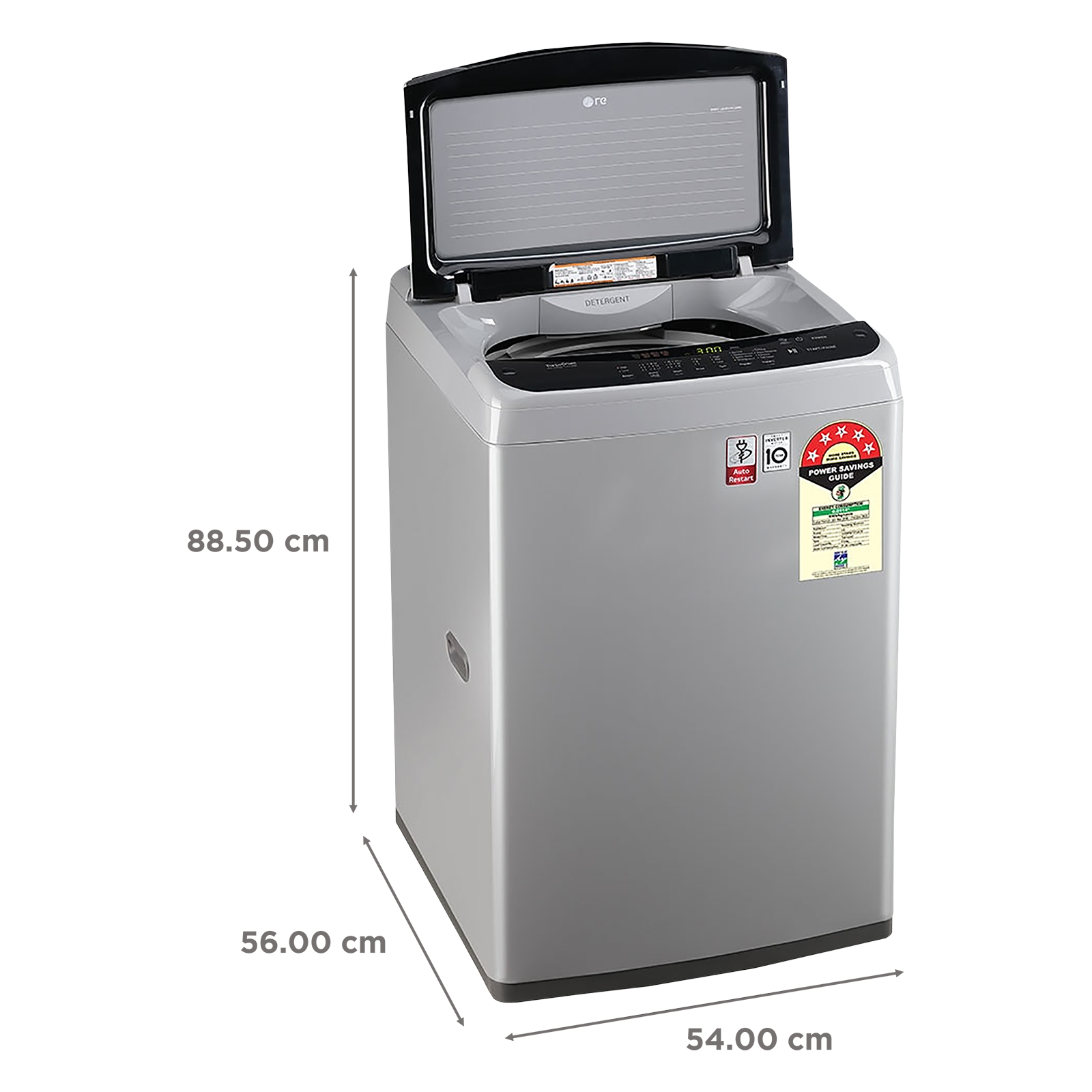 LG 6.5 Kg 5 Star Inverter Turbodrum Fully Automatic Top Loading Washing  Machine (T65SKSF4Z, 3 Smart Motion, Tub Clean, Middle Free Silver) :  : Home & Kitchen